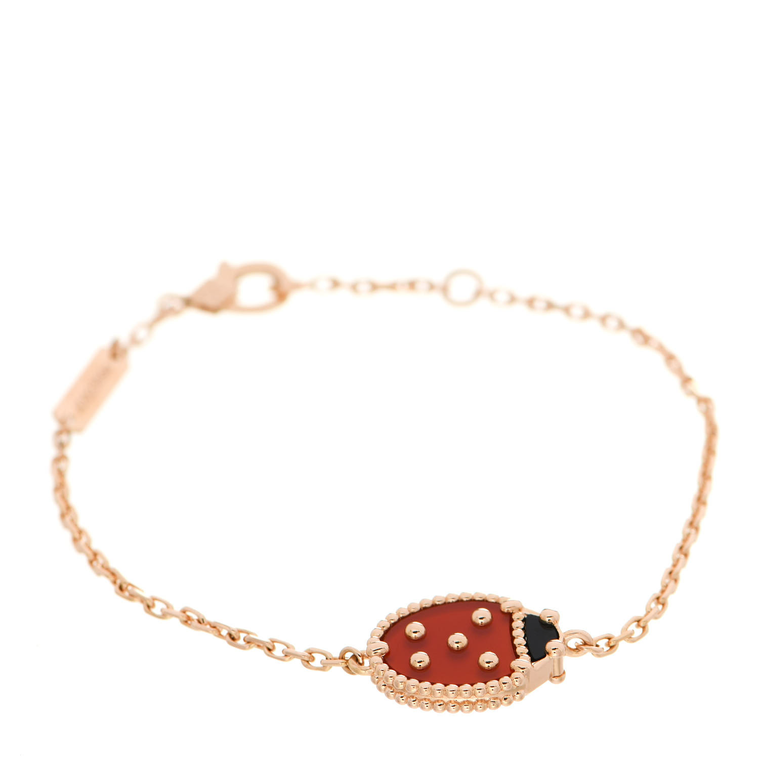 Van Cleef&Arpels★Lucky Spring Bracelet Closed Wings Ladybug Lucky Spring bracelet, closed wings ladybug 18K rose gold