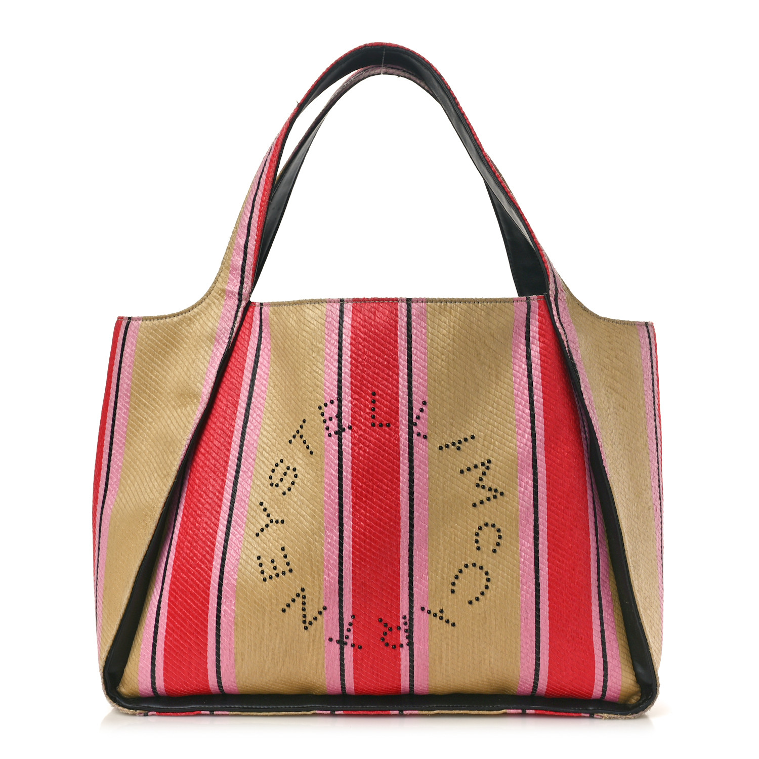 【Stella McCartney】Tote striped rafia トート ★関税送料込み Stella McCartney】Tote striped rafia ☆関税送料込み (Stella