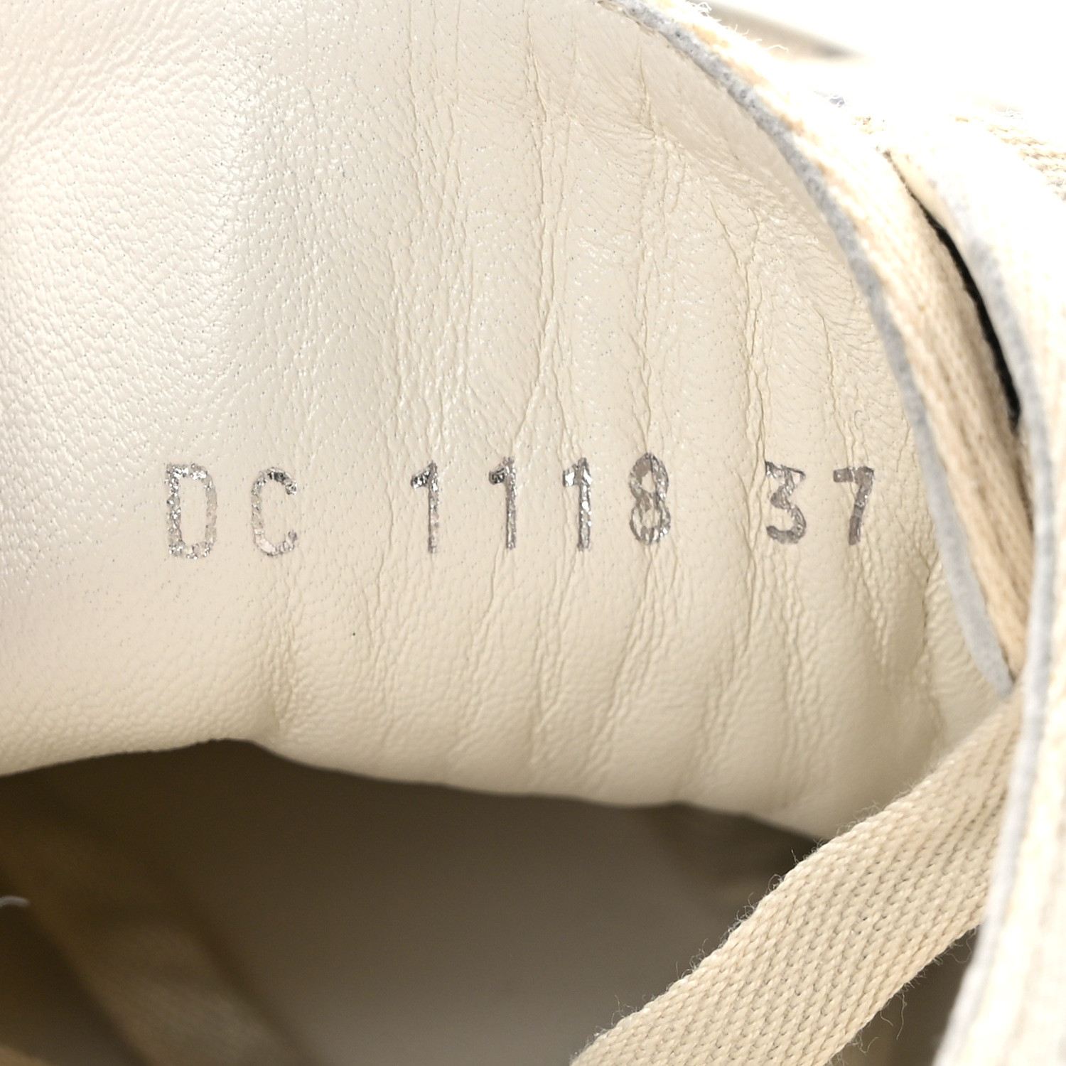 CHRISTIAN DIOR Canvas Oblique Walk'N'Dior Low Top Sneakers