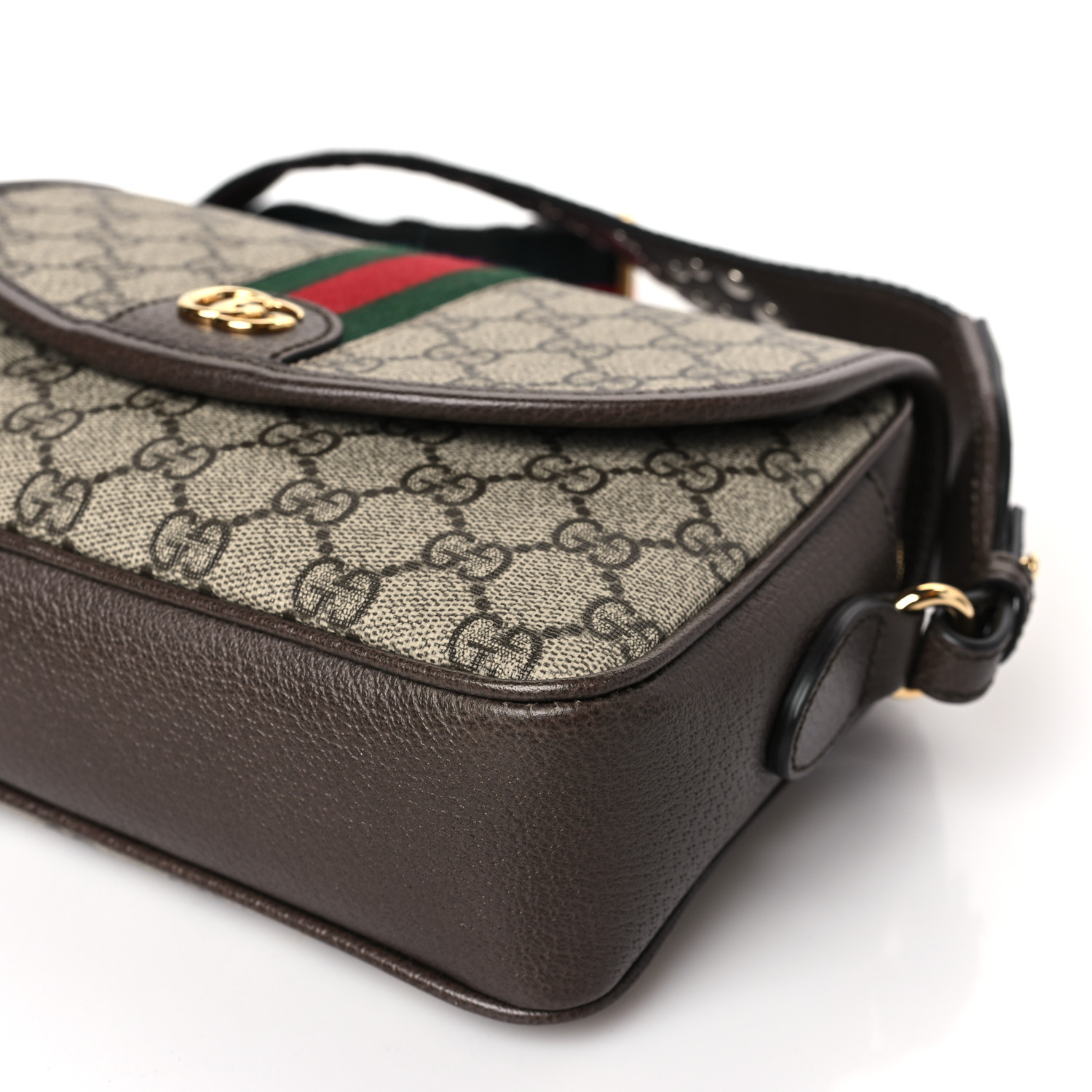 GUCCI GG Supreme Monogram Textured Dollar Calfskin Web