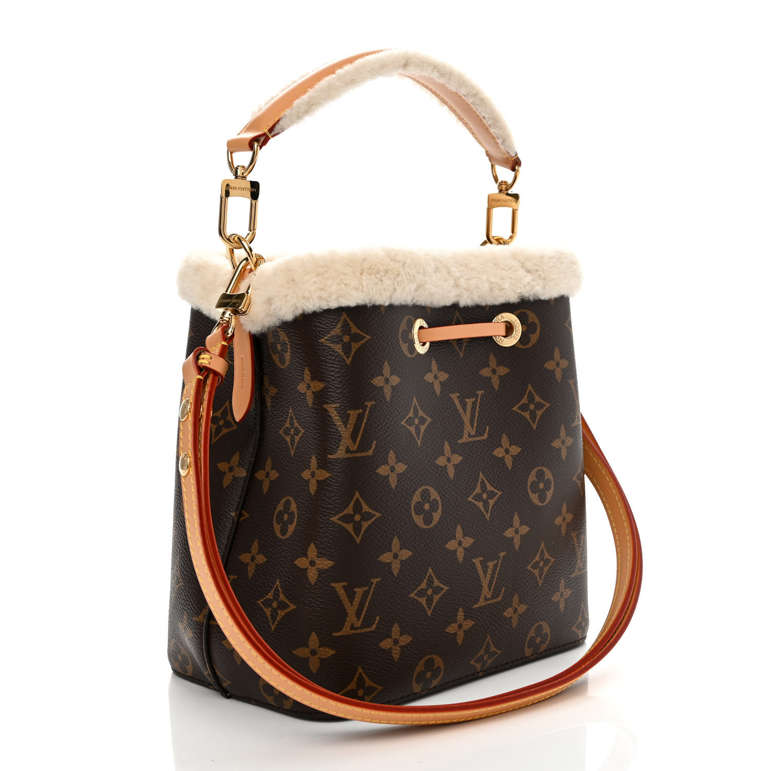 【無料郵送/関税込/正規品】 Louis Vuitton Shearling Neonoe BB LOUIS VUITTON Monogram Shearling Cozygram Neonoe BB 1336235