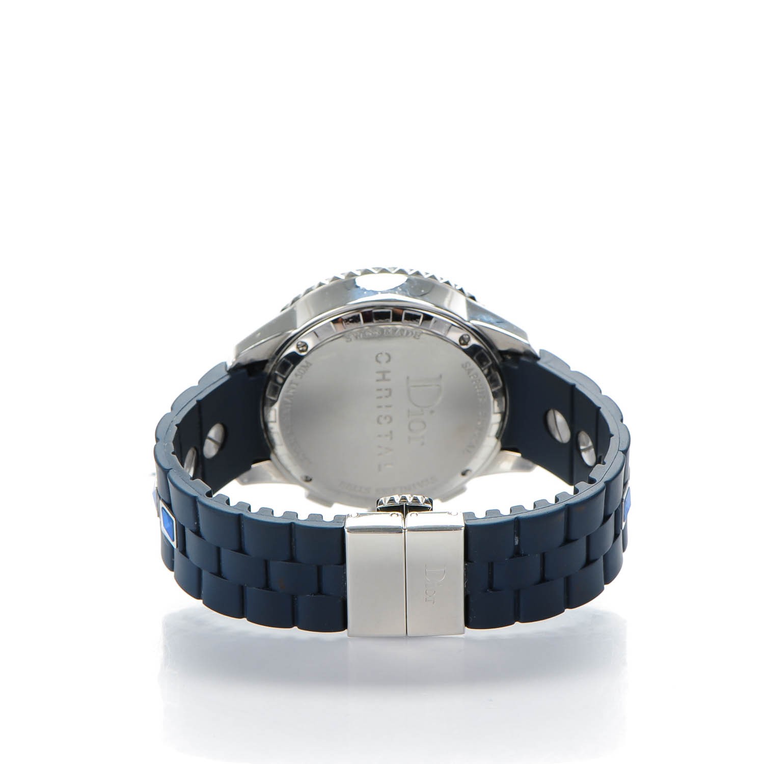 Christian Dior ネイビー シルバー 時計 6f9a04eea7c19b6e86ac8b3a4df80f
