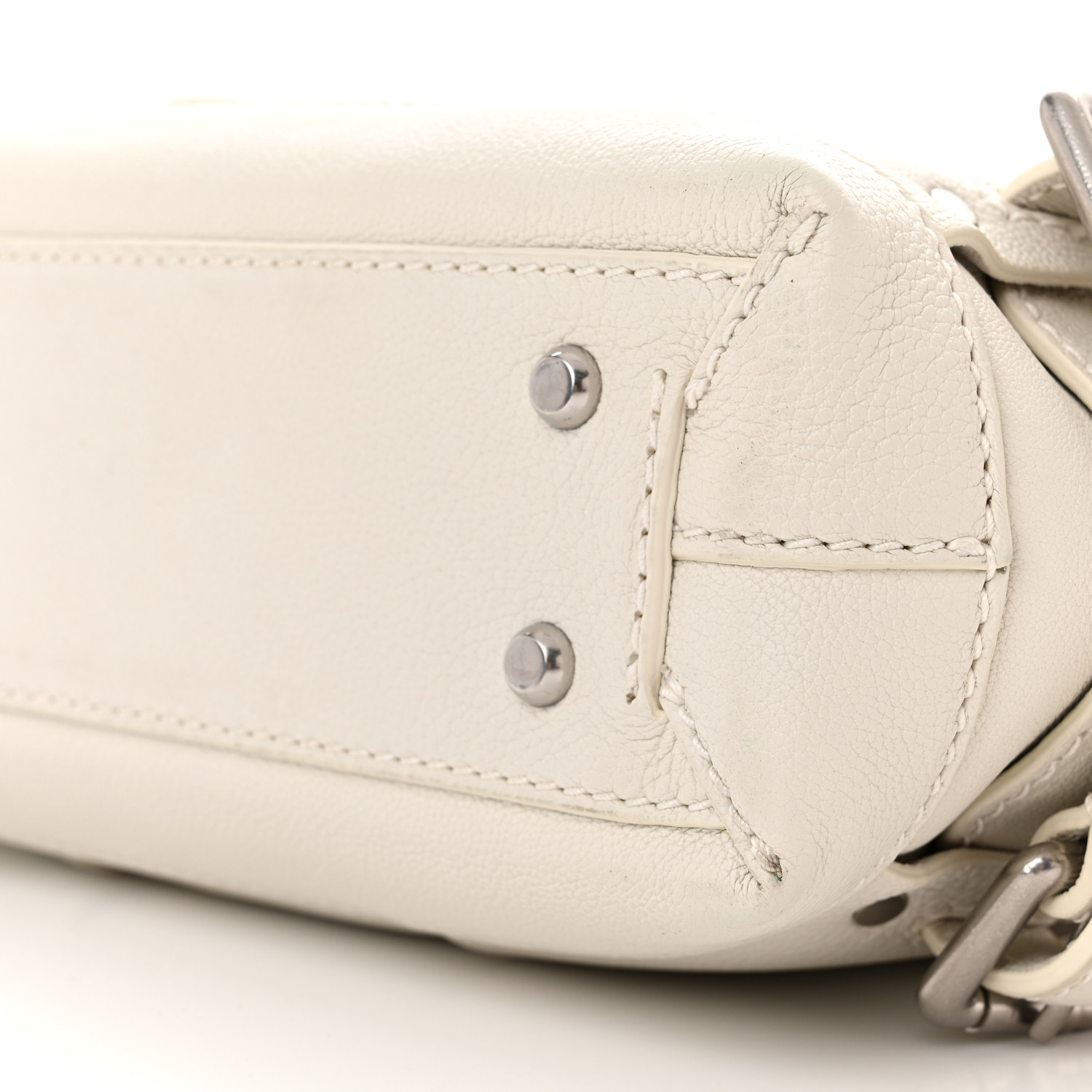 BOTTEGA VENETA Buffalo Maxi Intrecciato Arco Tool Tote Chalk
