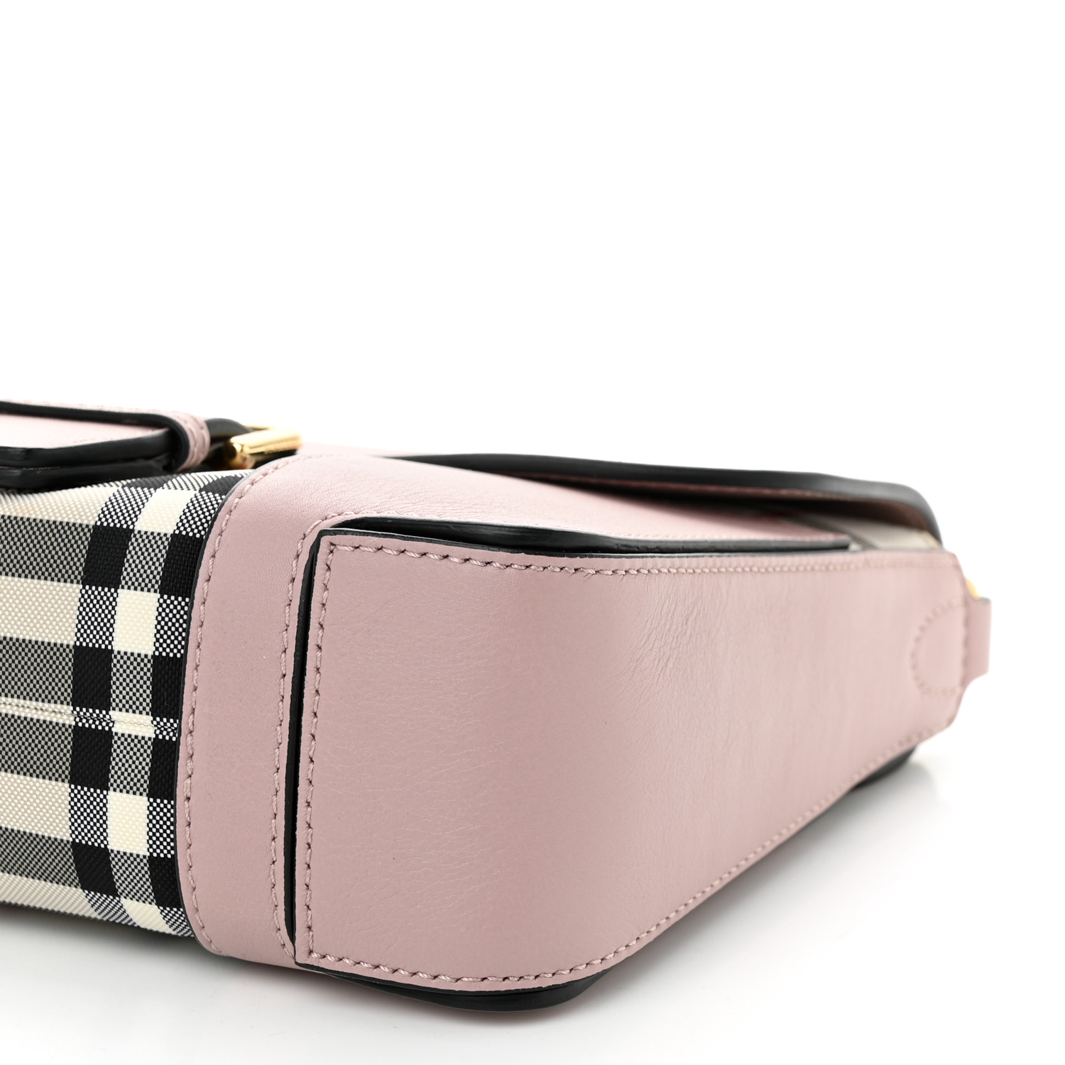 BURBERRY Horseferry Check Small Dickens Crossbody Bag Pale