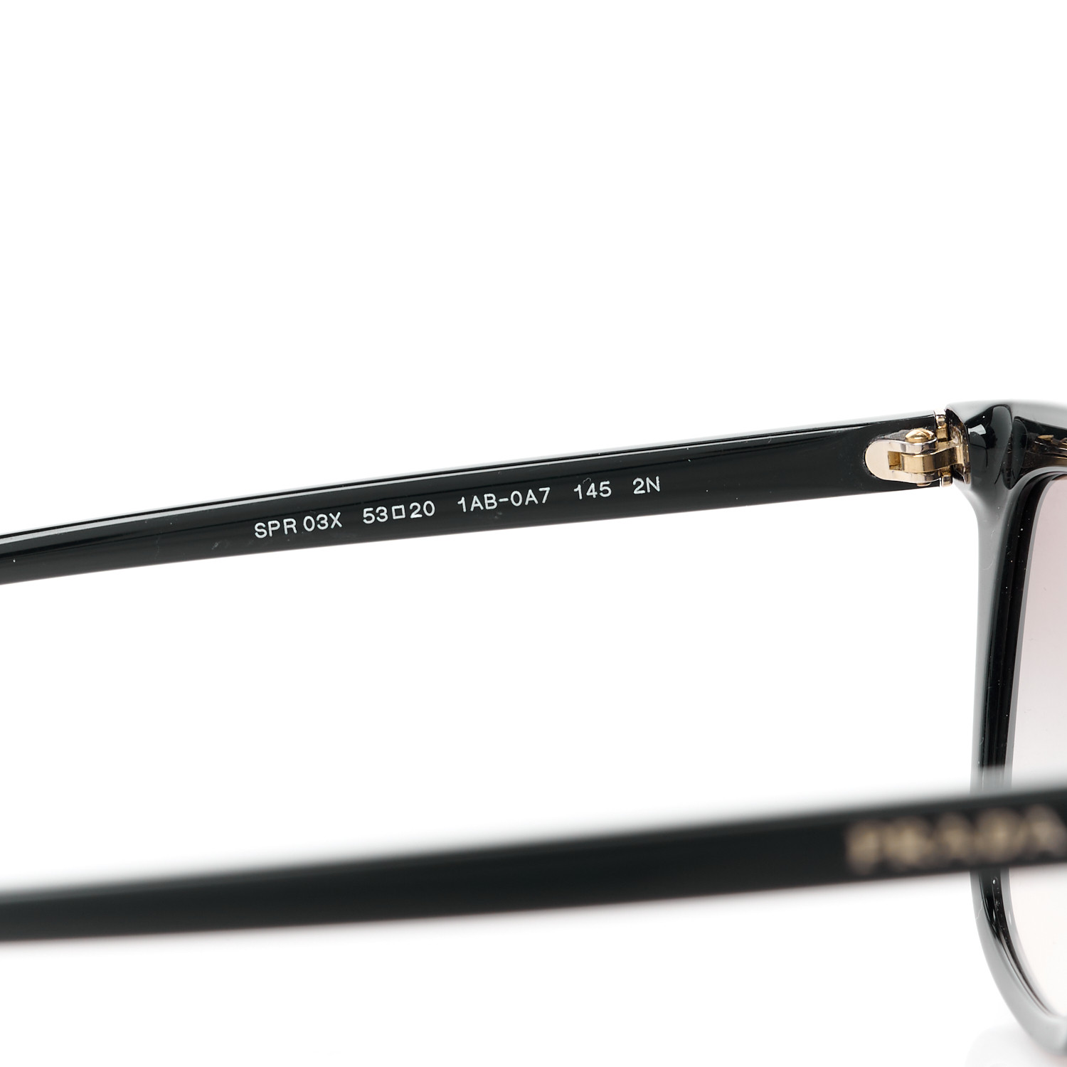 Authentic Prada Women's Sunglasses SPR 03M 1AB Black | eBay