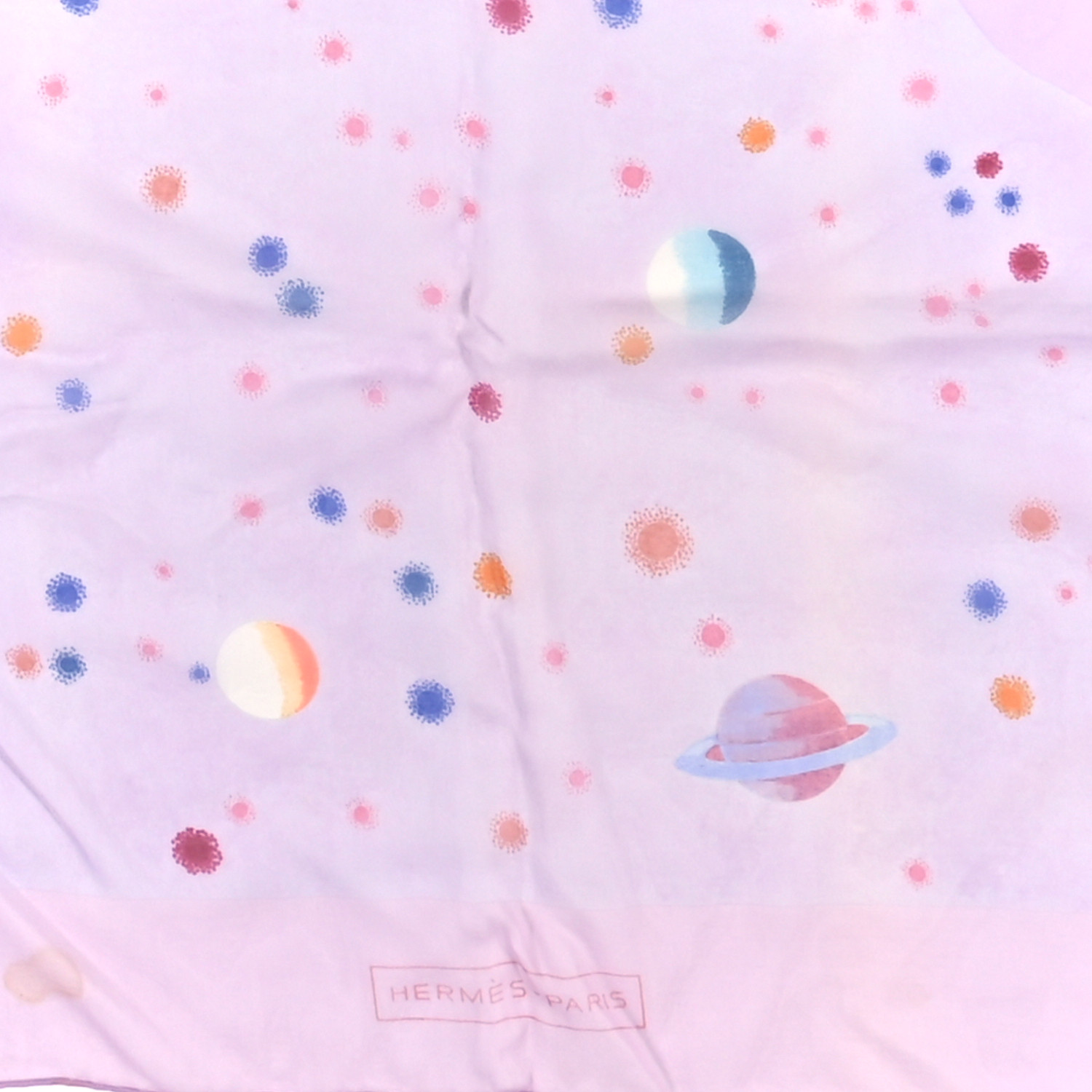 HERMES Silk La Voie Lactee Scarf 90 1275760 | FASHIONPHILE