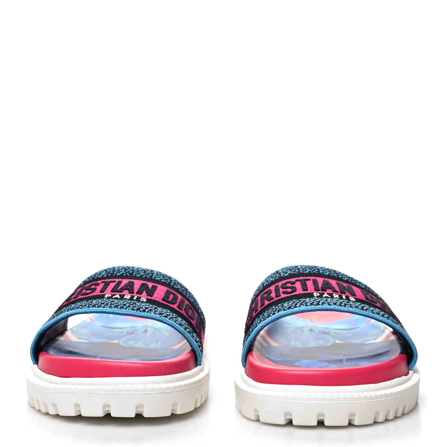 CHRISTIAN DIOR Canvas D-Flower Pop Embroidered Dway 10mm