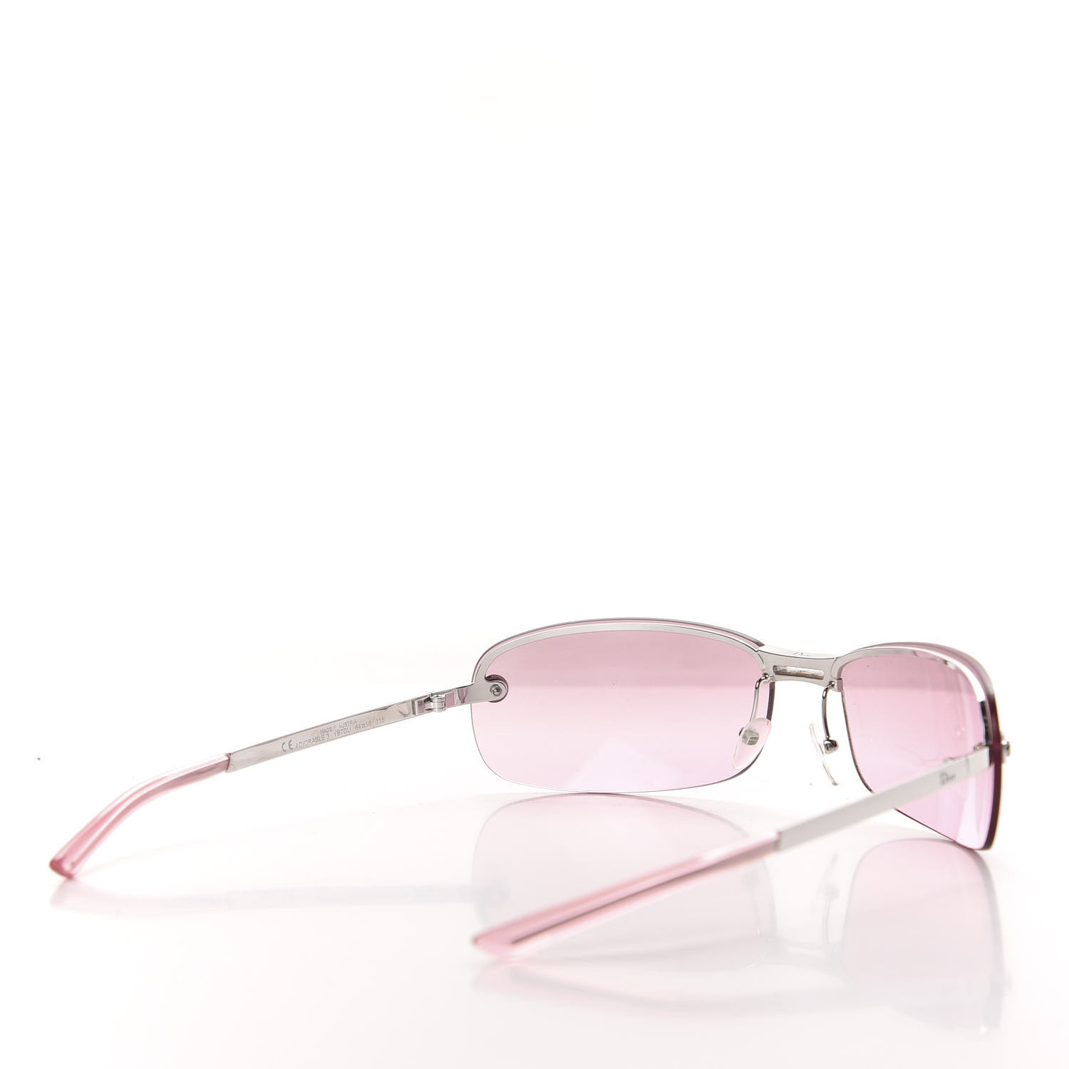 ☆Christian Dior☆ADIORABLE4サングラス シルバー ピンク CHRISTIAN DIOR Adiorable 1 Sunglasses Pink 636639 | FASHIONPHILE