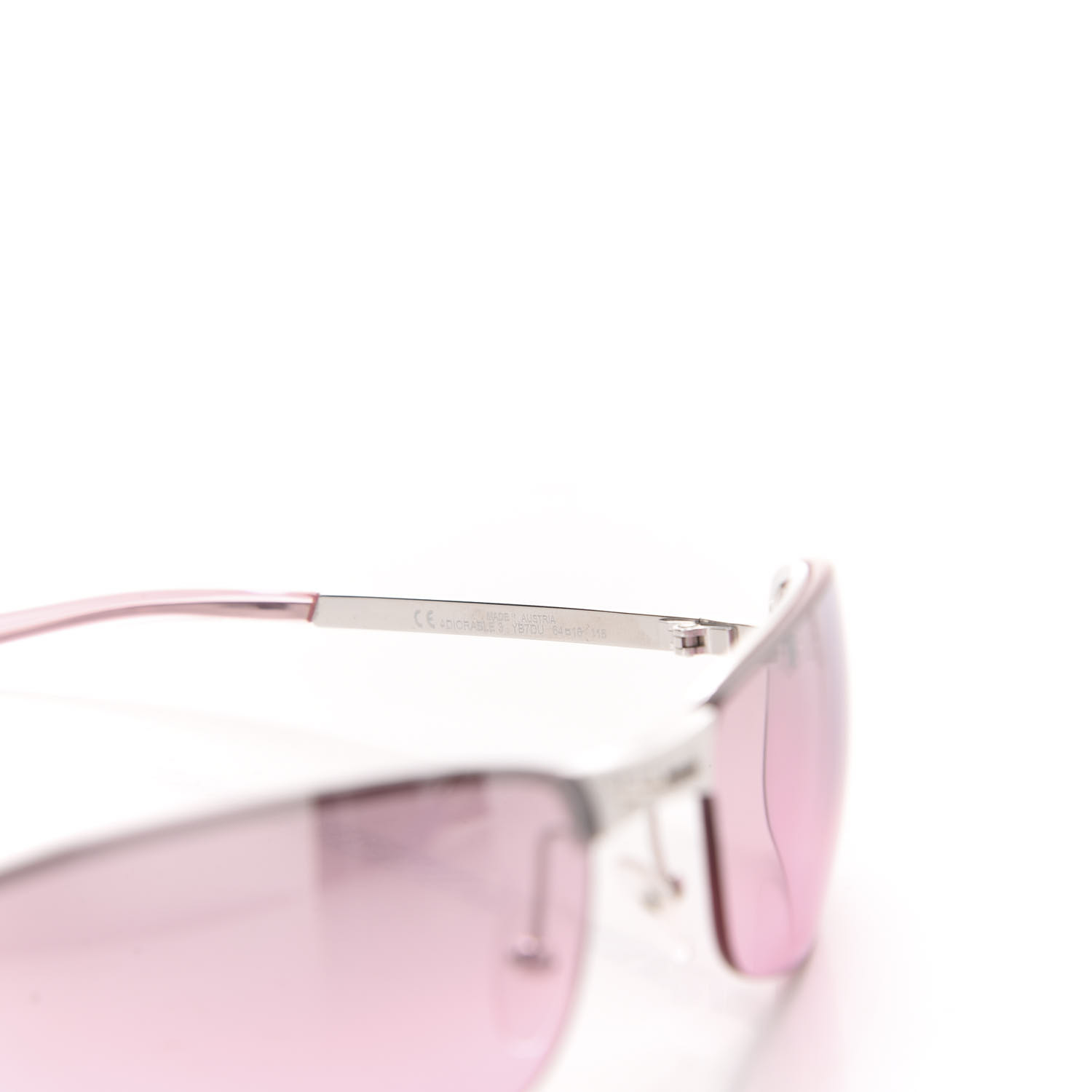 ☆Christian Dior☆ADIORABLE4サングラス シルバー ピンク Christian Dior Adiorable Sunglasses - irvrsbl