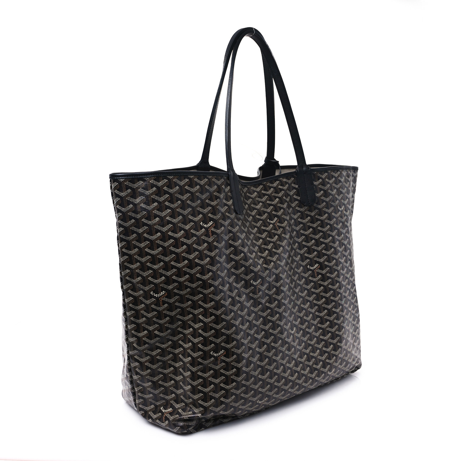 GOYARD Goyardine Saint Louis XXL Black 1637480 | FASHIONPHILE