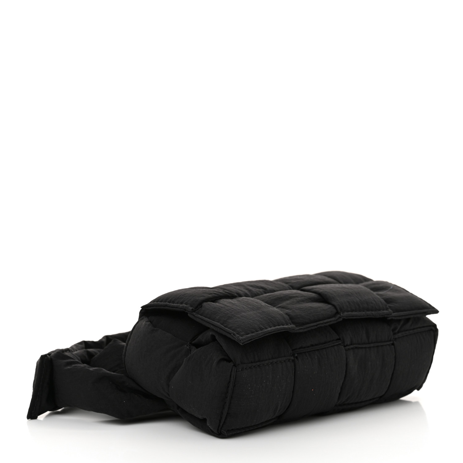 BOTTEGA VENETA Nylon Intrecciato Padded Tech Mini Cassette