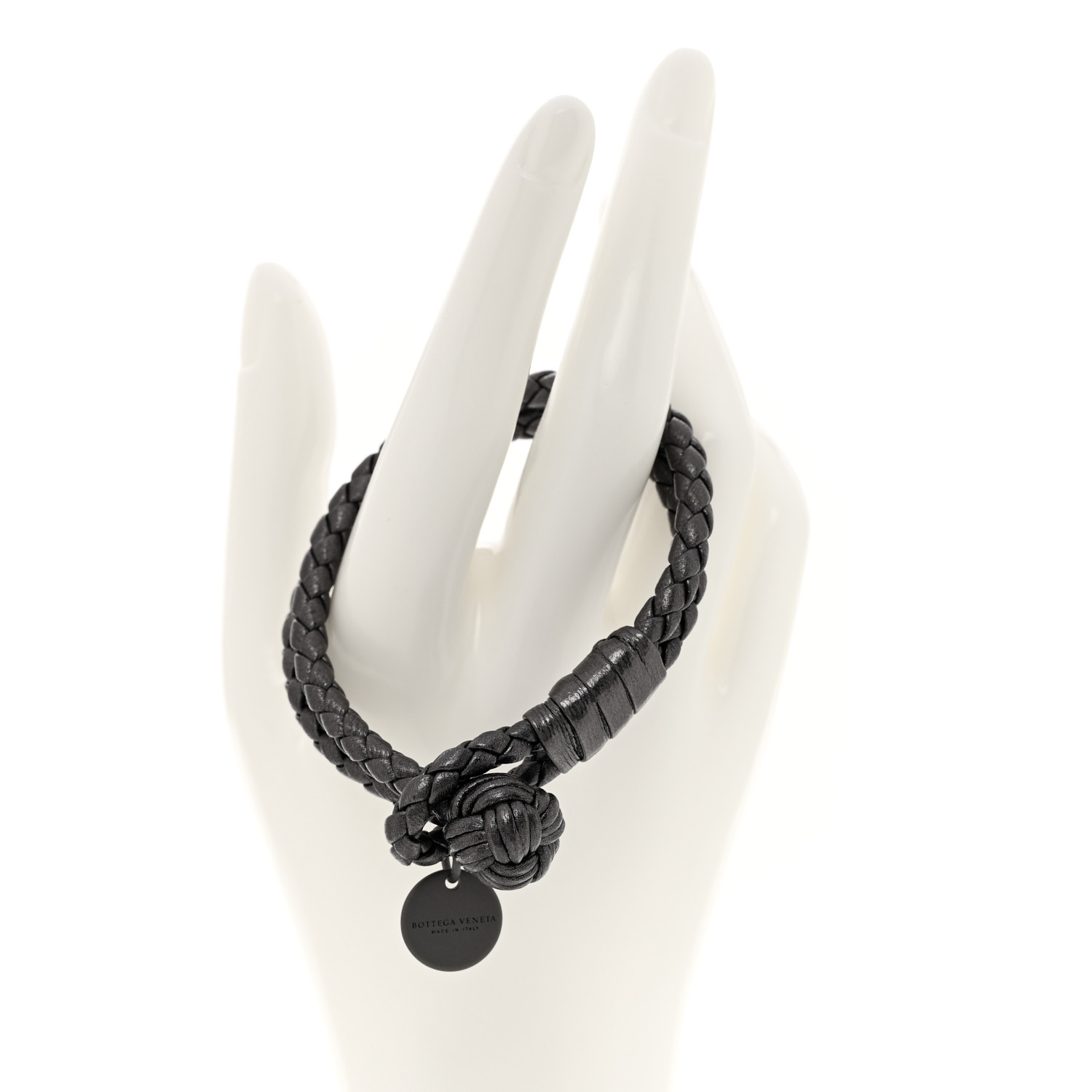 【完売間近】 Bottega Veneta Nappa Bracelet Black Bottega Veneta Nero Intrecciato Nappa Bracelet in Black for