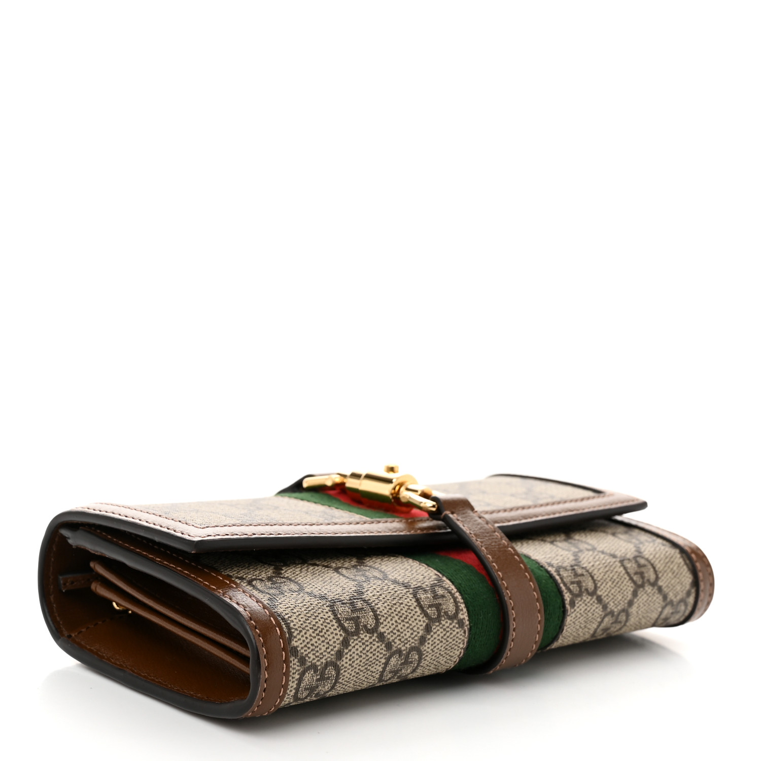 GUCCI GG Supreme Monogram Azalea Calfskin Web Jackie 1961