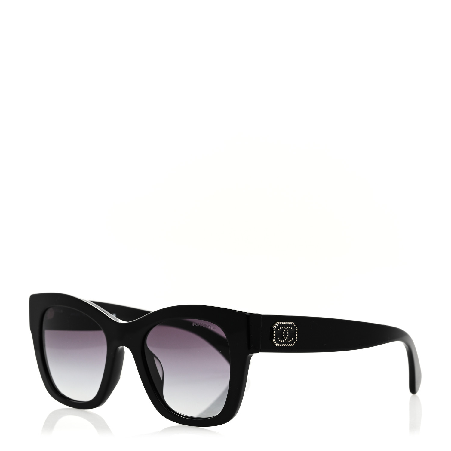 ★SA_chaページ★ CHANEL Acetate Square CC Heart Sunglasses 5478-A Black