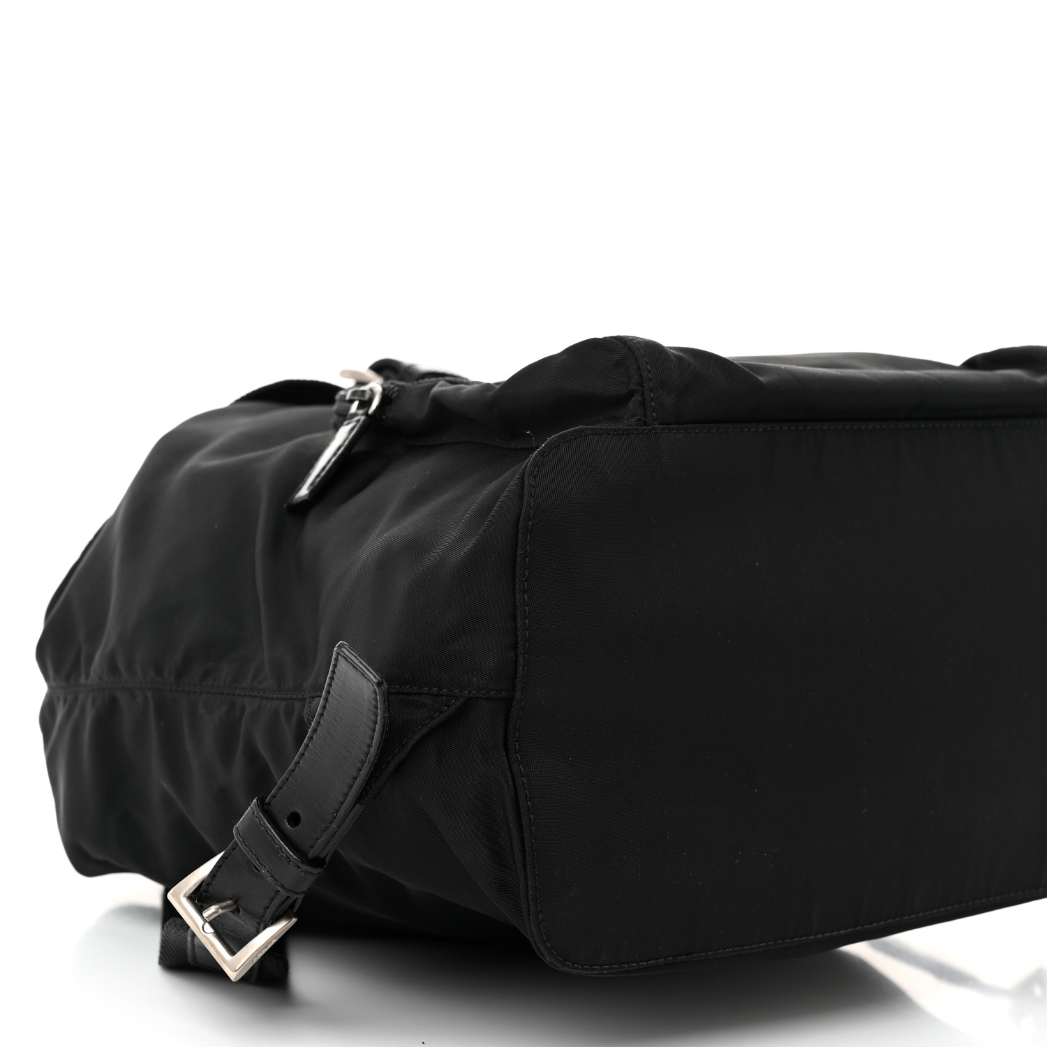 PRADA Tessuto Nylon Vela Cinch Backpack Black 1649762