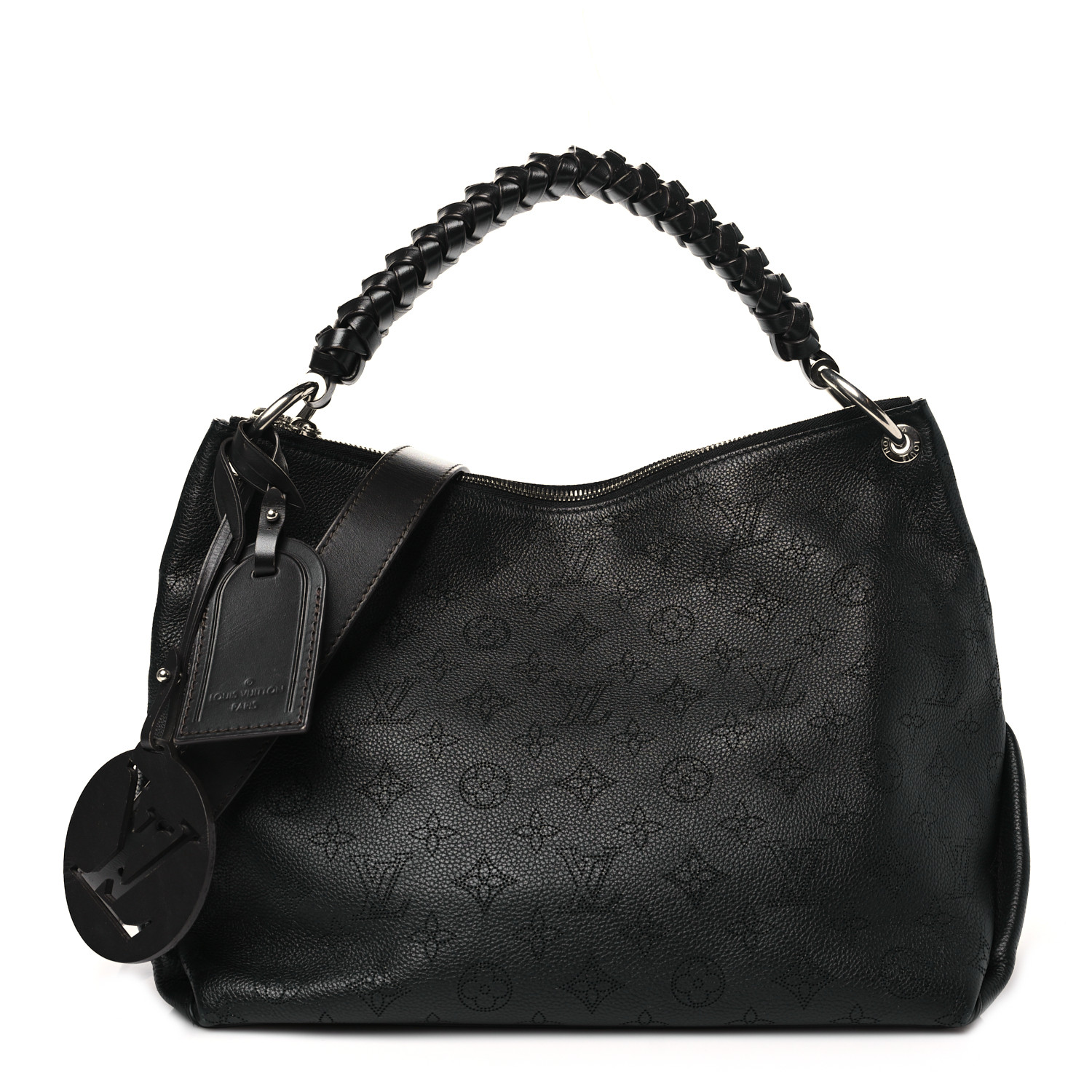 LOUIS VUITTON Mahina Beaubourg Hobo MM Black 1660929