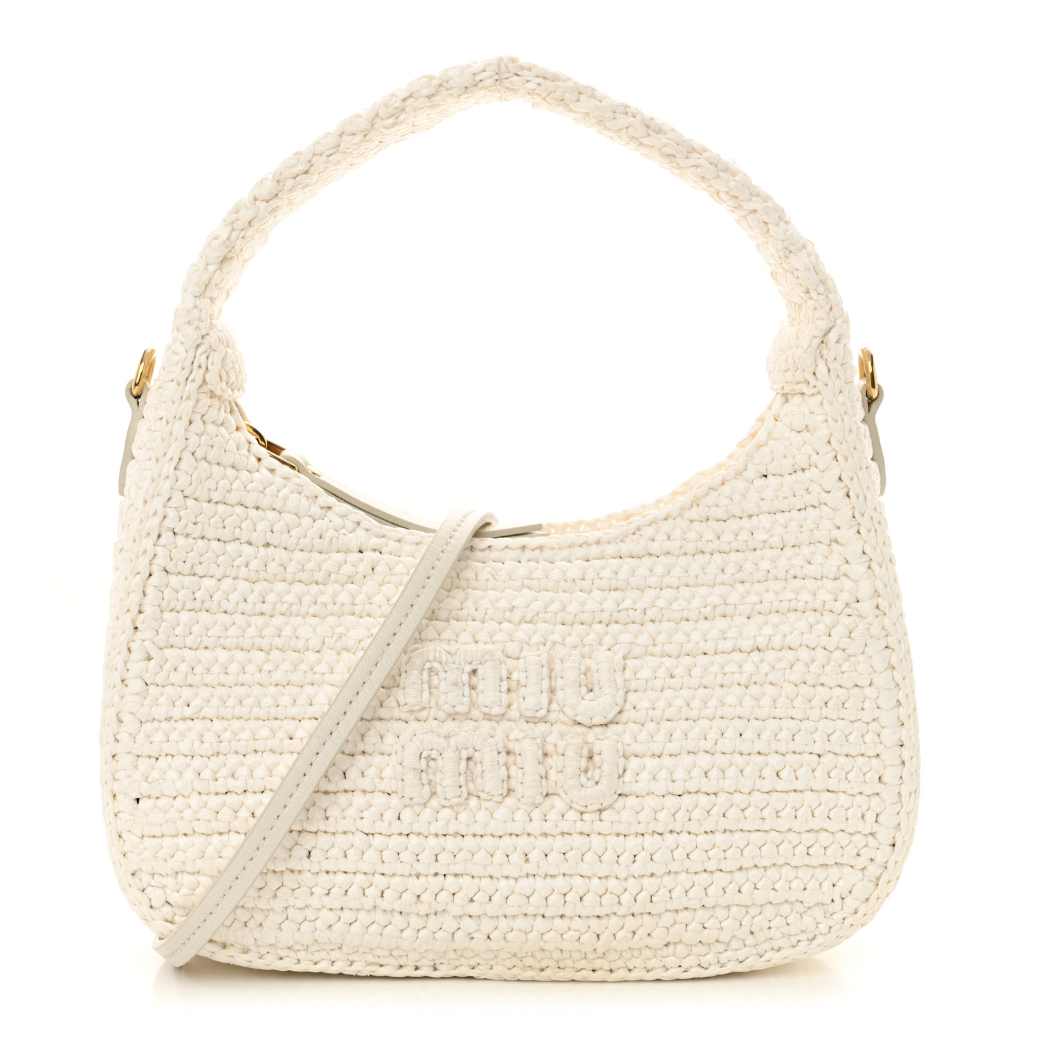 ショルダーバッグ・ポシェット Wander Hobo Bag MIU MIU】WANDER HOBO BAG (MiuMiu/ショルダーバッグ