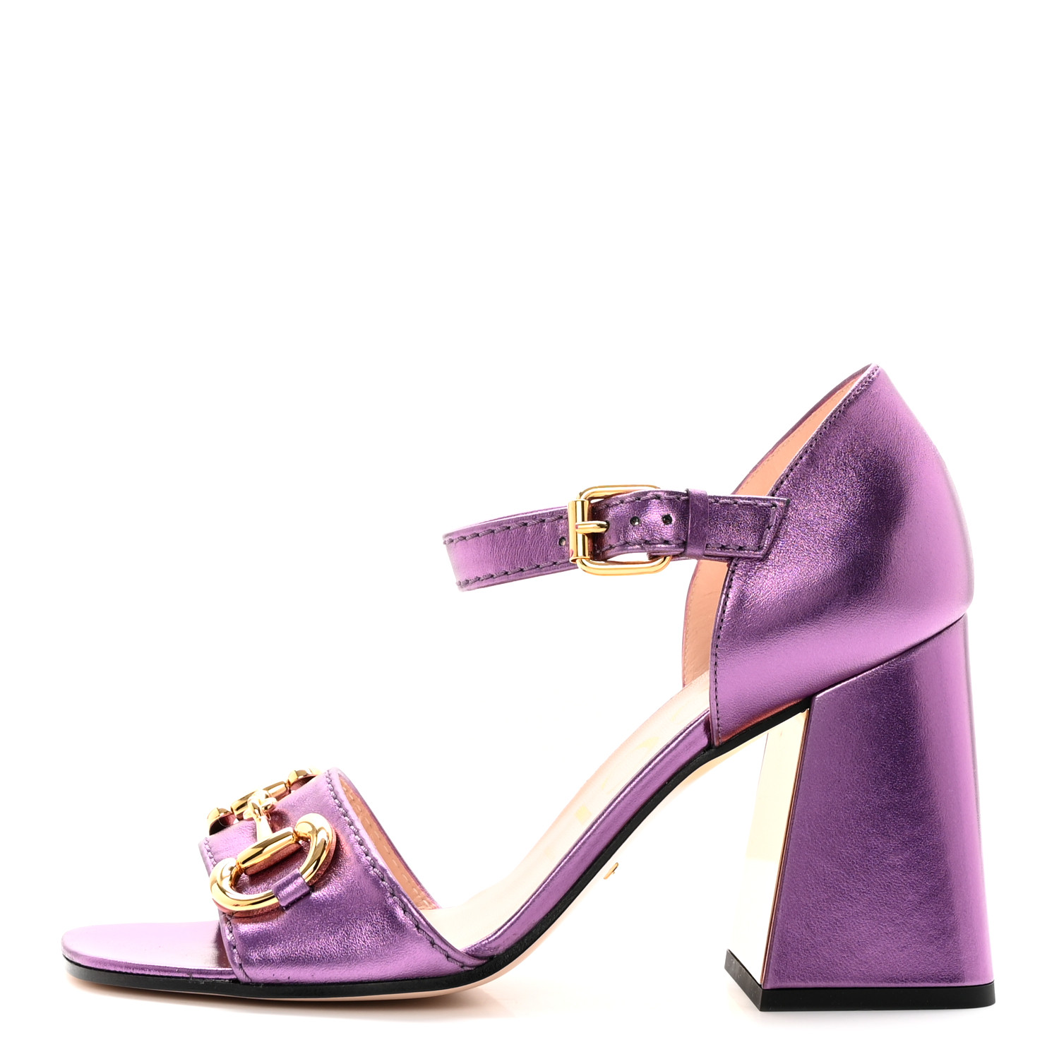 【2025年】もらって嬉しいお歳暮 人気ランキング GUCCI Metallic 38.5 Sandals 95mm Strap Cross Horsebit Nappa 靴
