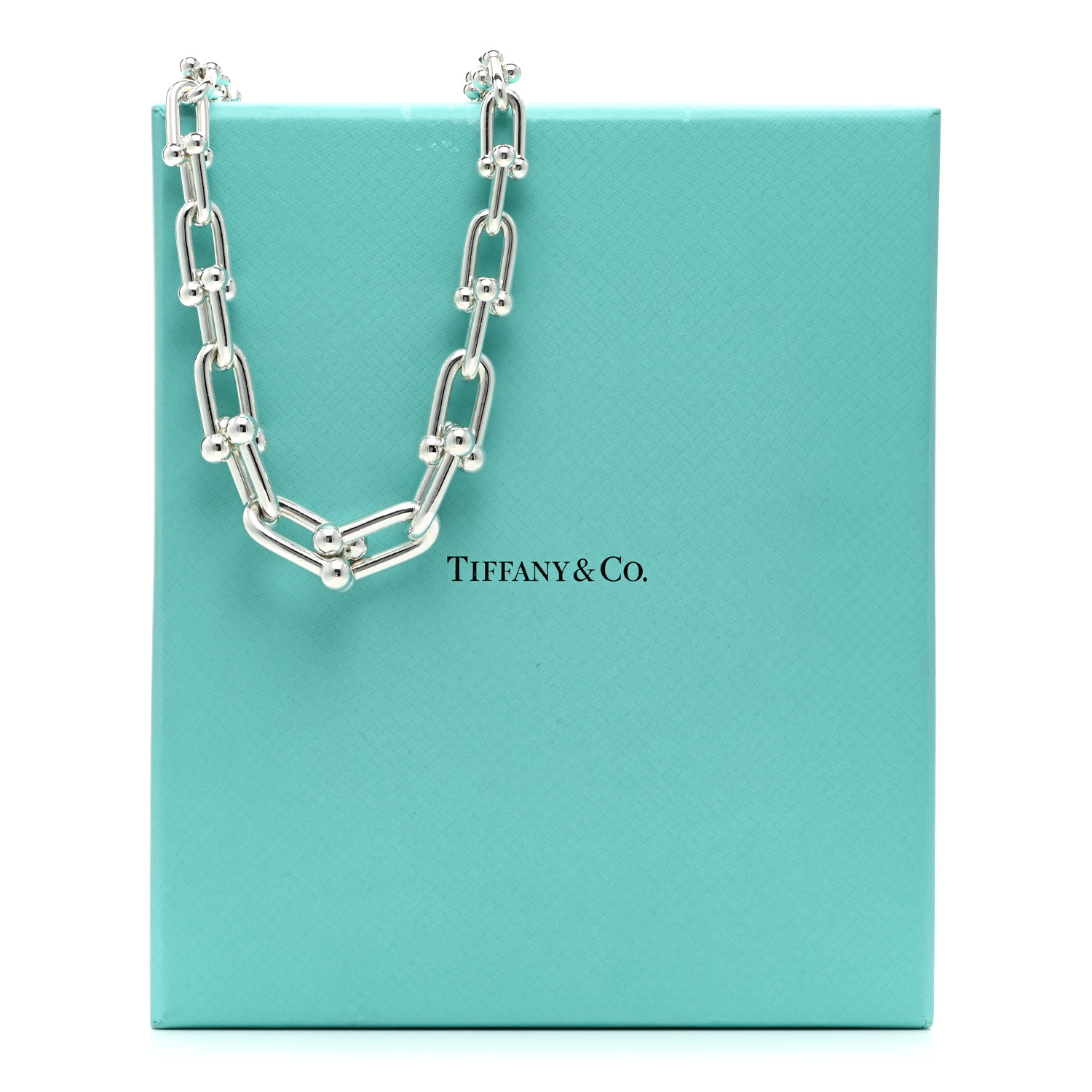 【Tiffany & Co】Hardwear Graduated Link ネックレス unisex Tiffany HardWear Elongated Link Necklace in Sterling Silver