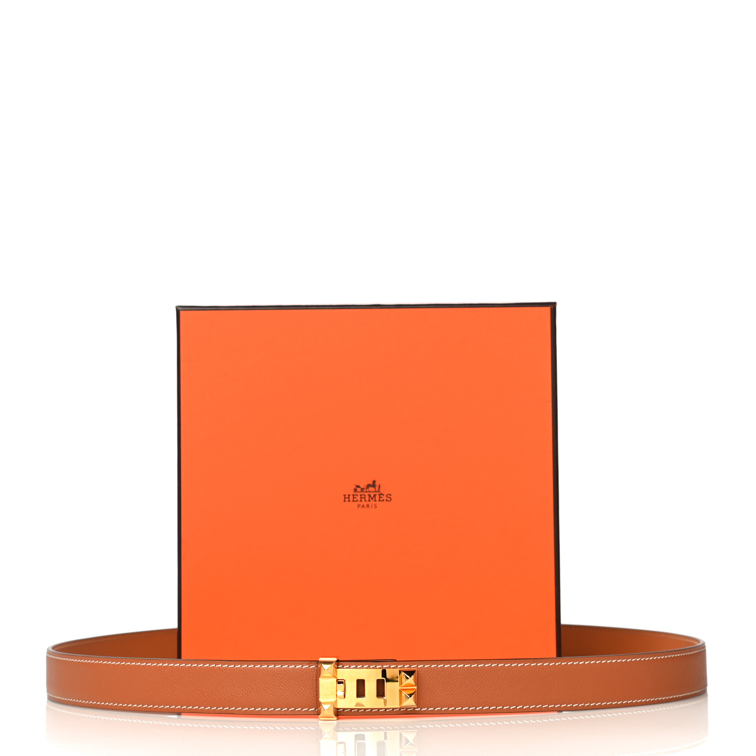 お洒落にウエストマーク\tHermes\tCollier de Chien 50 ベルト collier-de-chien-50-belt--