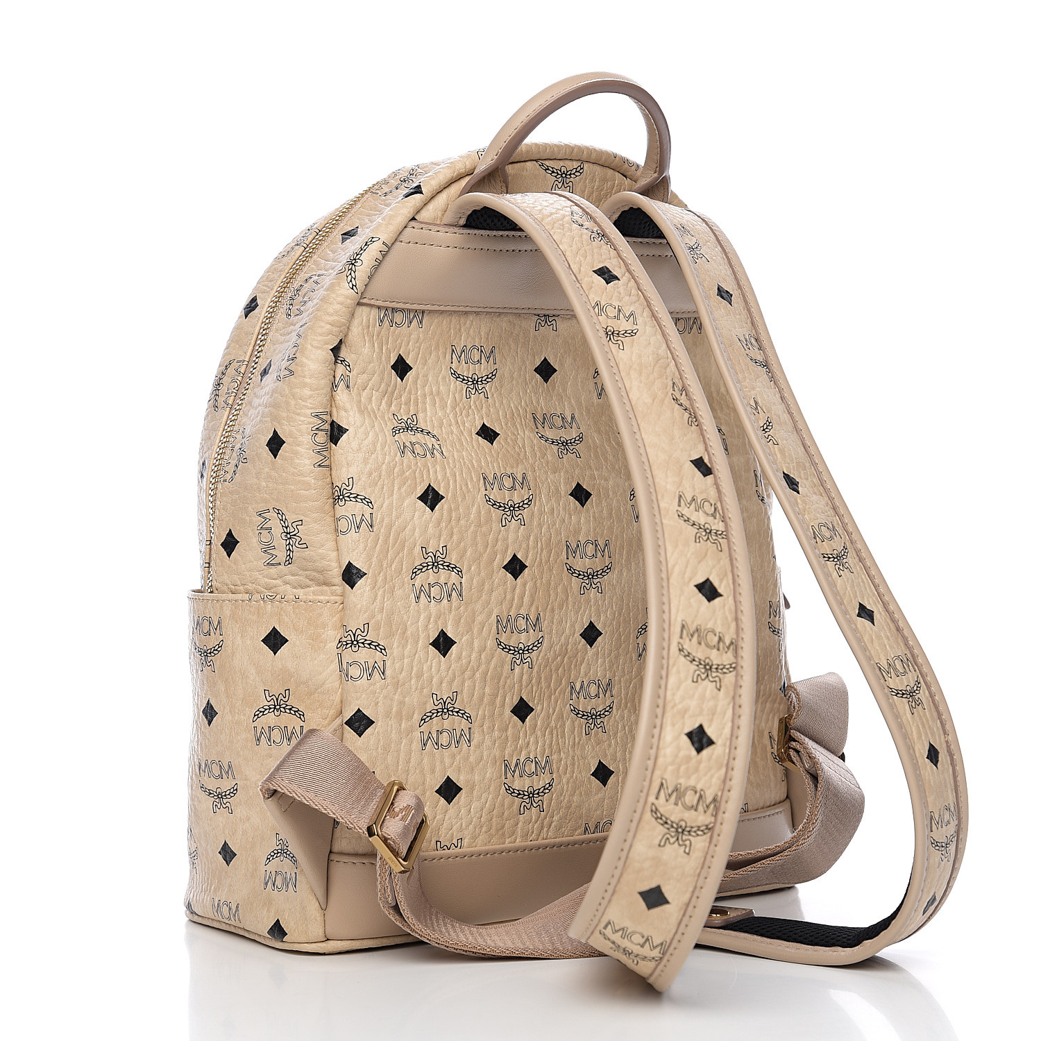 バッグ STARK CLASSIC RABBIT BACKPACK IN VISETOS Small Stark Classic Rabbit Backpack in Visetos Pink | MCM ®FI