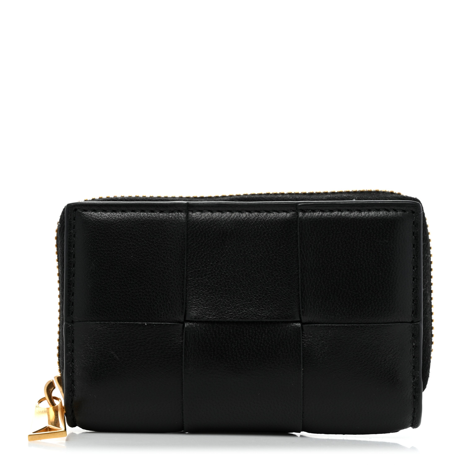 BOTTEGA VENETA Nappa Intrecciato Cassette Accordion Zip