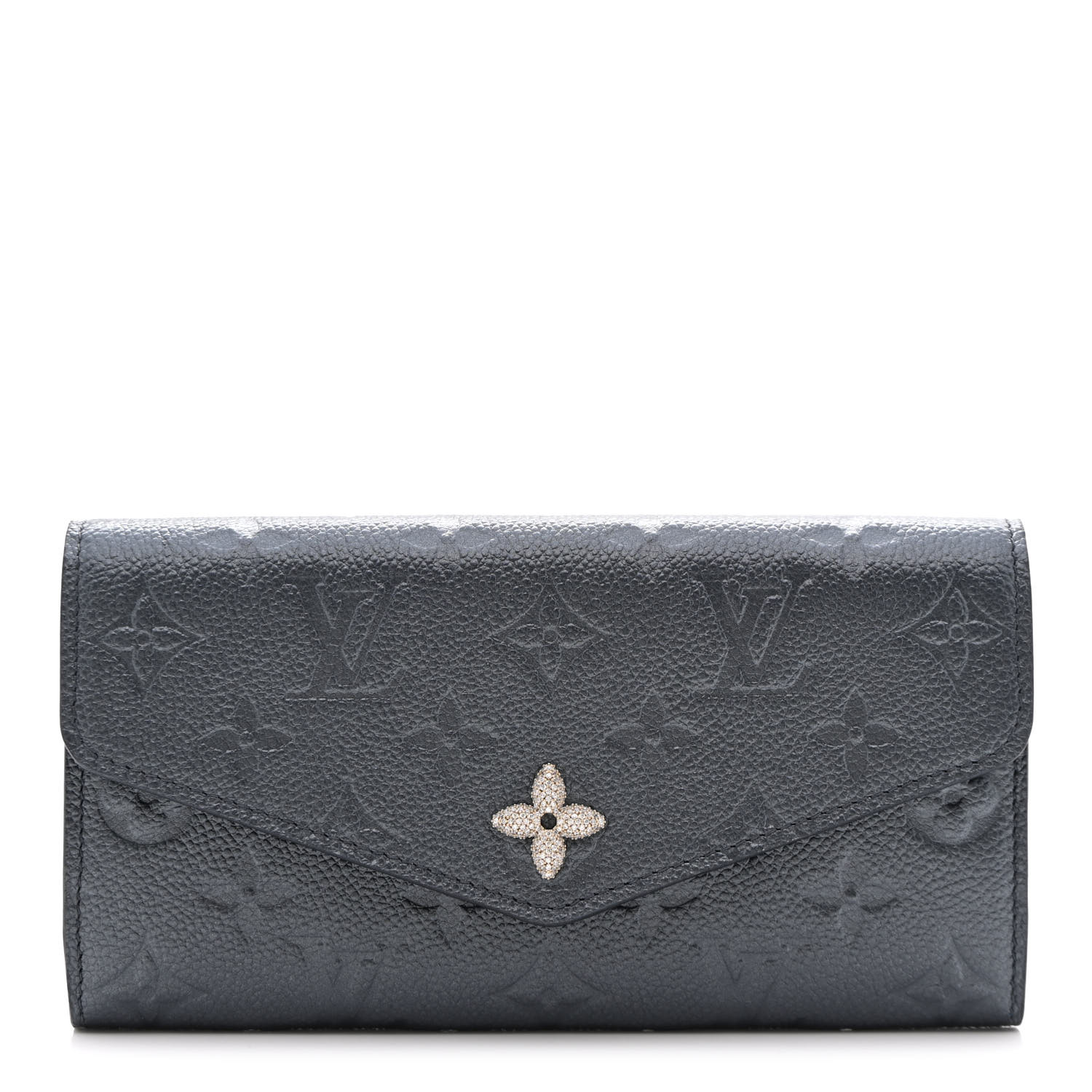 LOUIS VUITTON Metallic Empreinte Monogram Crystal Flower