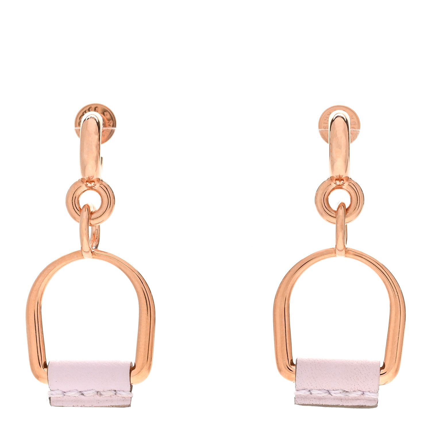 エレガント【HERMES】Heritage Equestre Etrier ピアス GM HERMES】Heritage Equestre Etrier earrings, small model