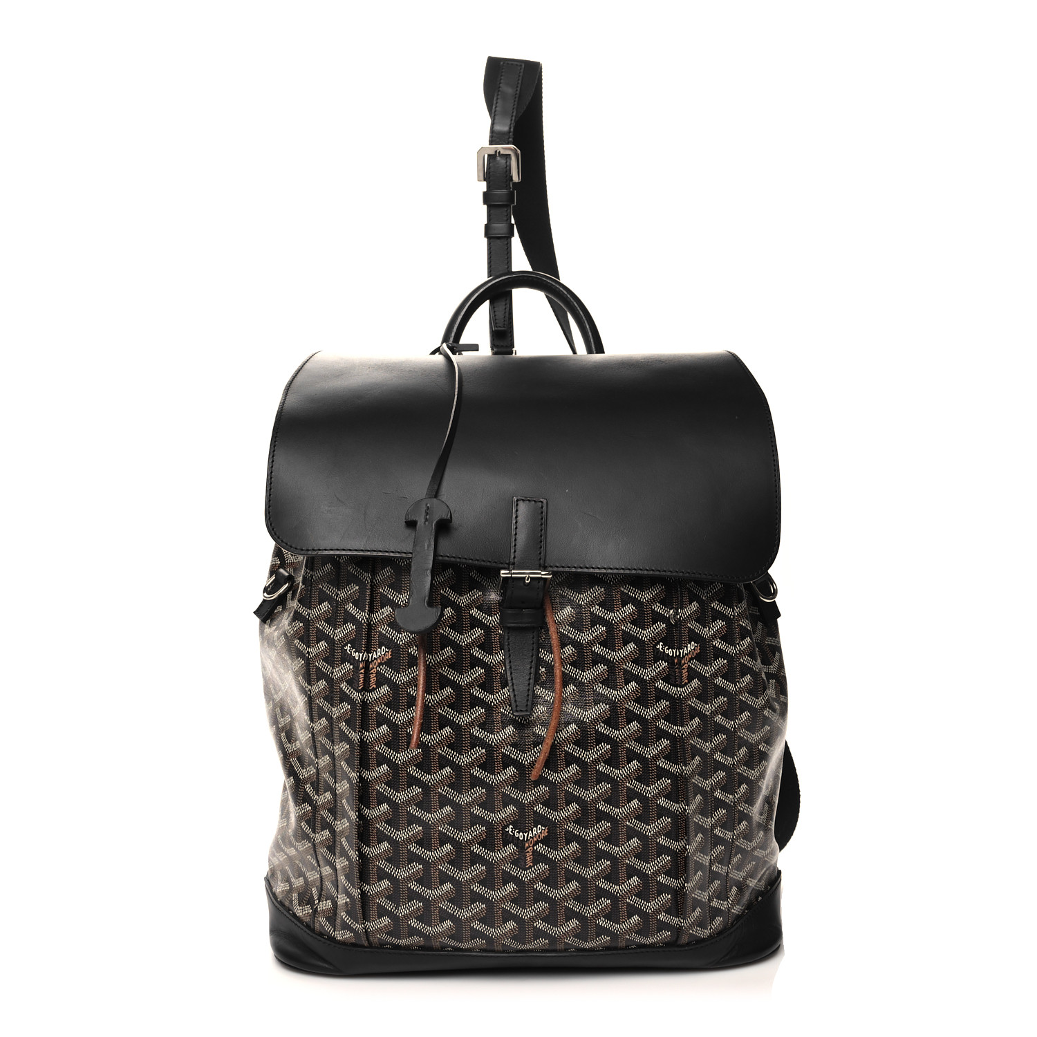 希少品◆入手困難♪【GOYARD】Alpin 2 ミニ バックパック black GOYARD Goyardine Calfskin Alpin MM Backpack Black 1674282