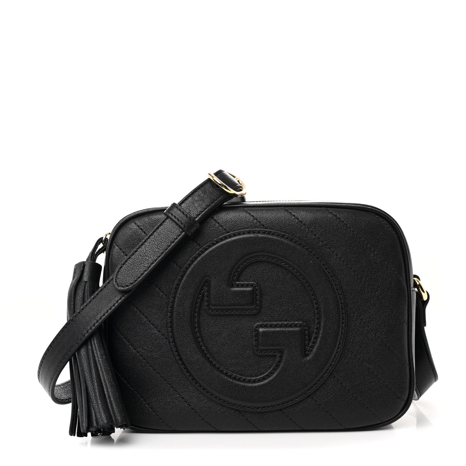 GUCCI Sakai Be Green Calfskin Diagonal Stitched Small