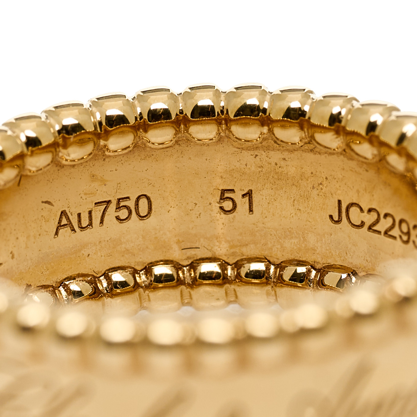 【Van Cleef & Arpels】Perlee Signature Ring イエローゴールド Perlée signature ring 18K yellow gold - Van Cleef & Arpels
