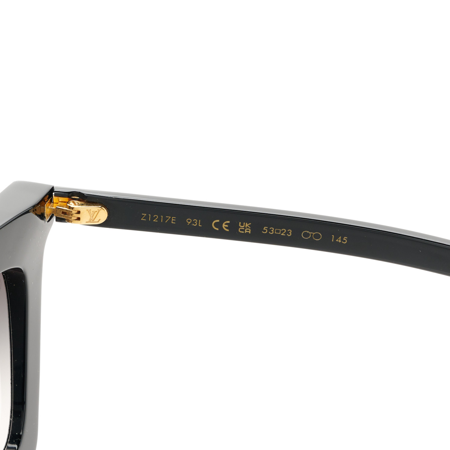 LOUIS VUITTON Acetate La Grande Bellezza Sunglasses Z1217E