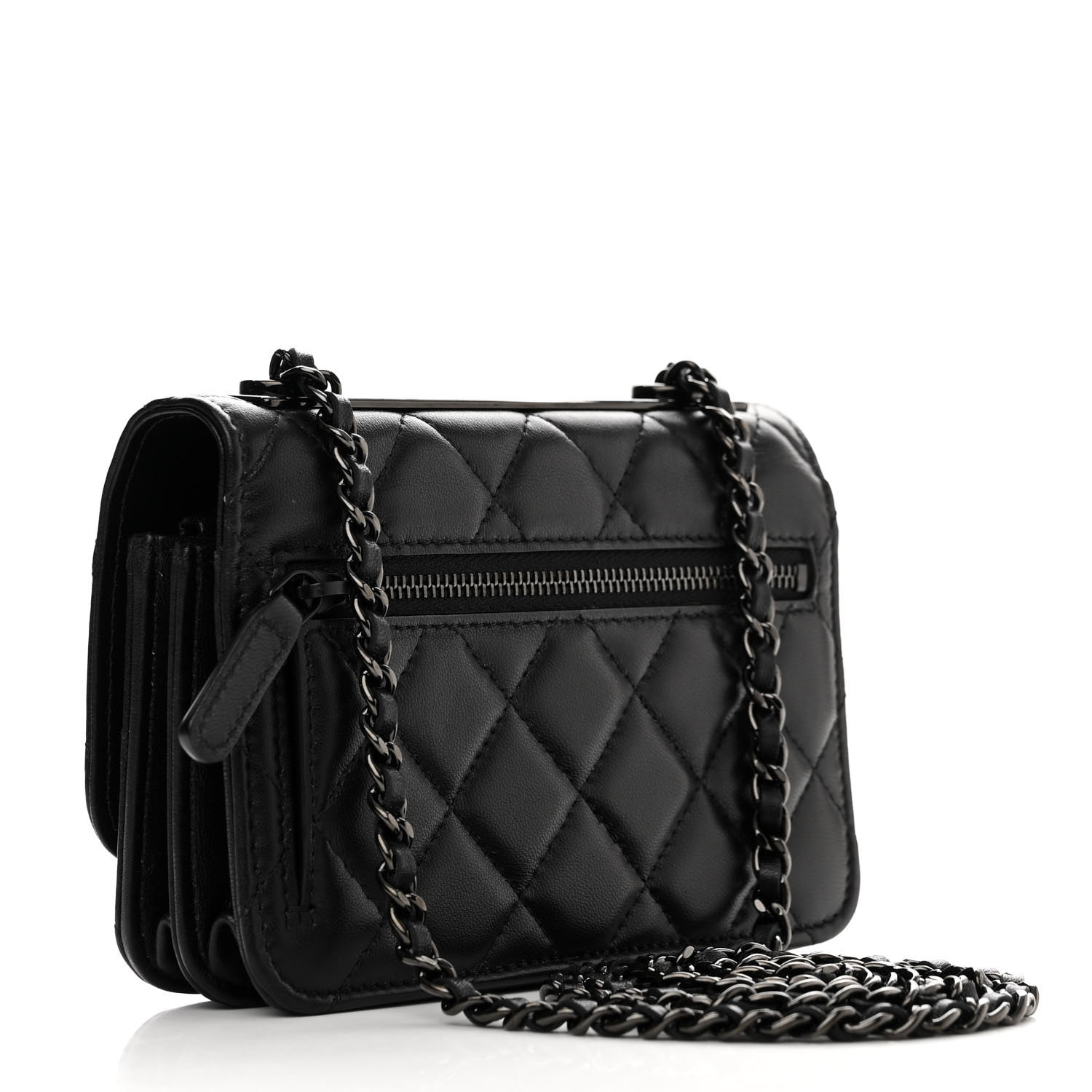 ショルダーバッグ・ポシェット × ヴィンテージ(中古) Chanel Trendy CC WOC Mini Crossbody Bag CHANEL Lambskin Quilted Mini Trendy CC Wallet On Chain WOC
