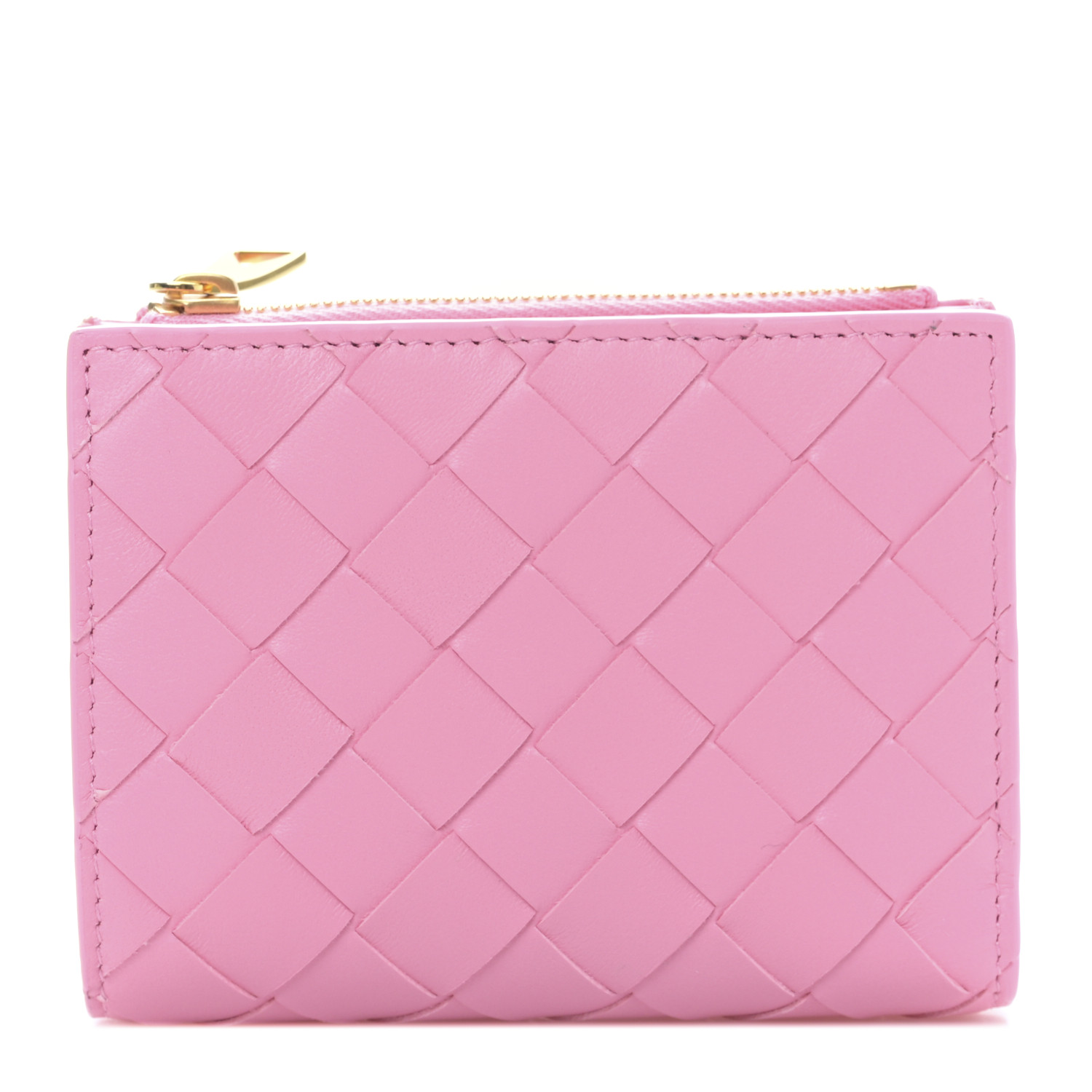 BOTTEGA VENETA Nappa Intrecciato Cassette Bifold Zip Wallet