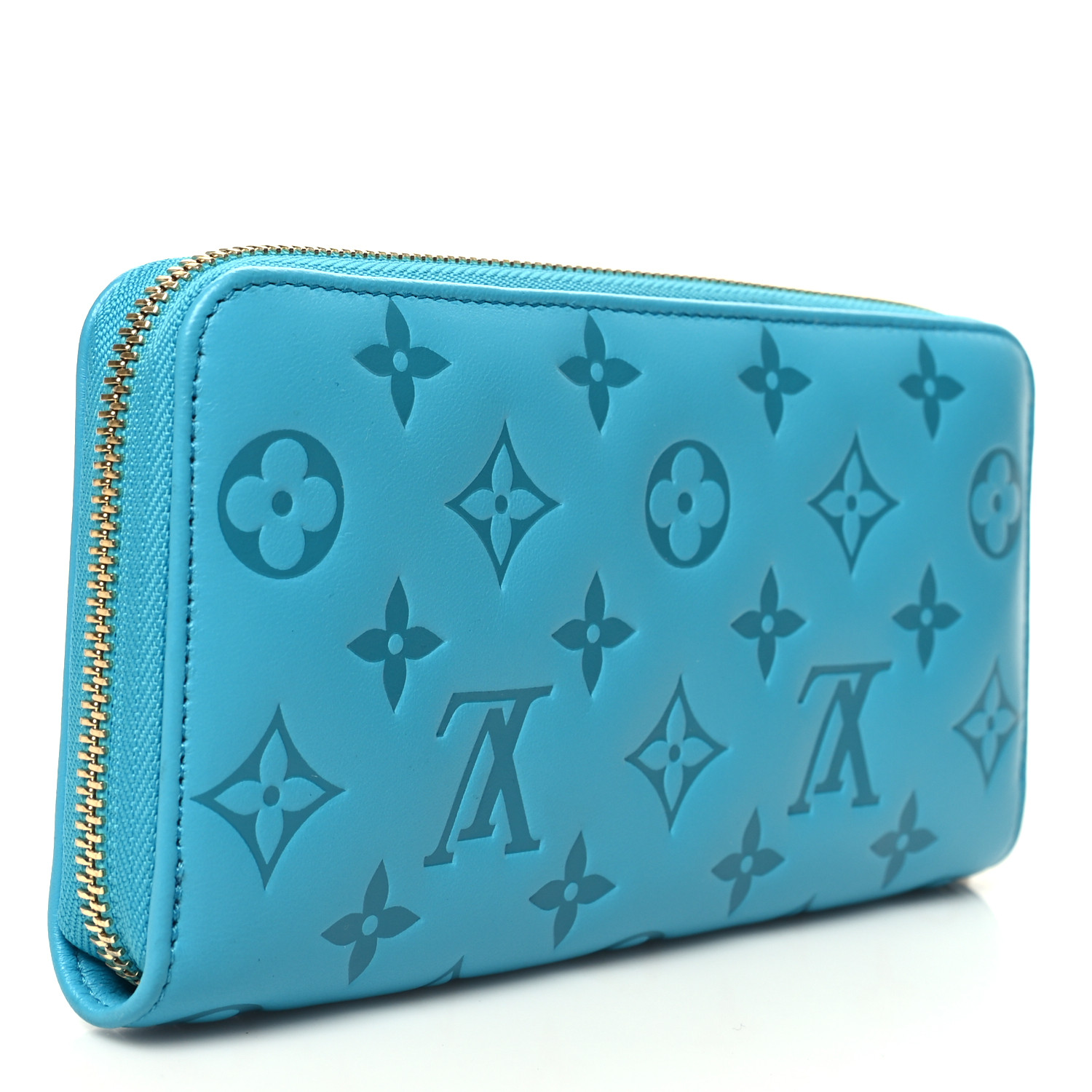 希少【Louis Vuitton】Zippy Wallet 長財布Gradient Pastel Blue Louis Vuitton Limited Edition Resort Blue Watercolor
