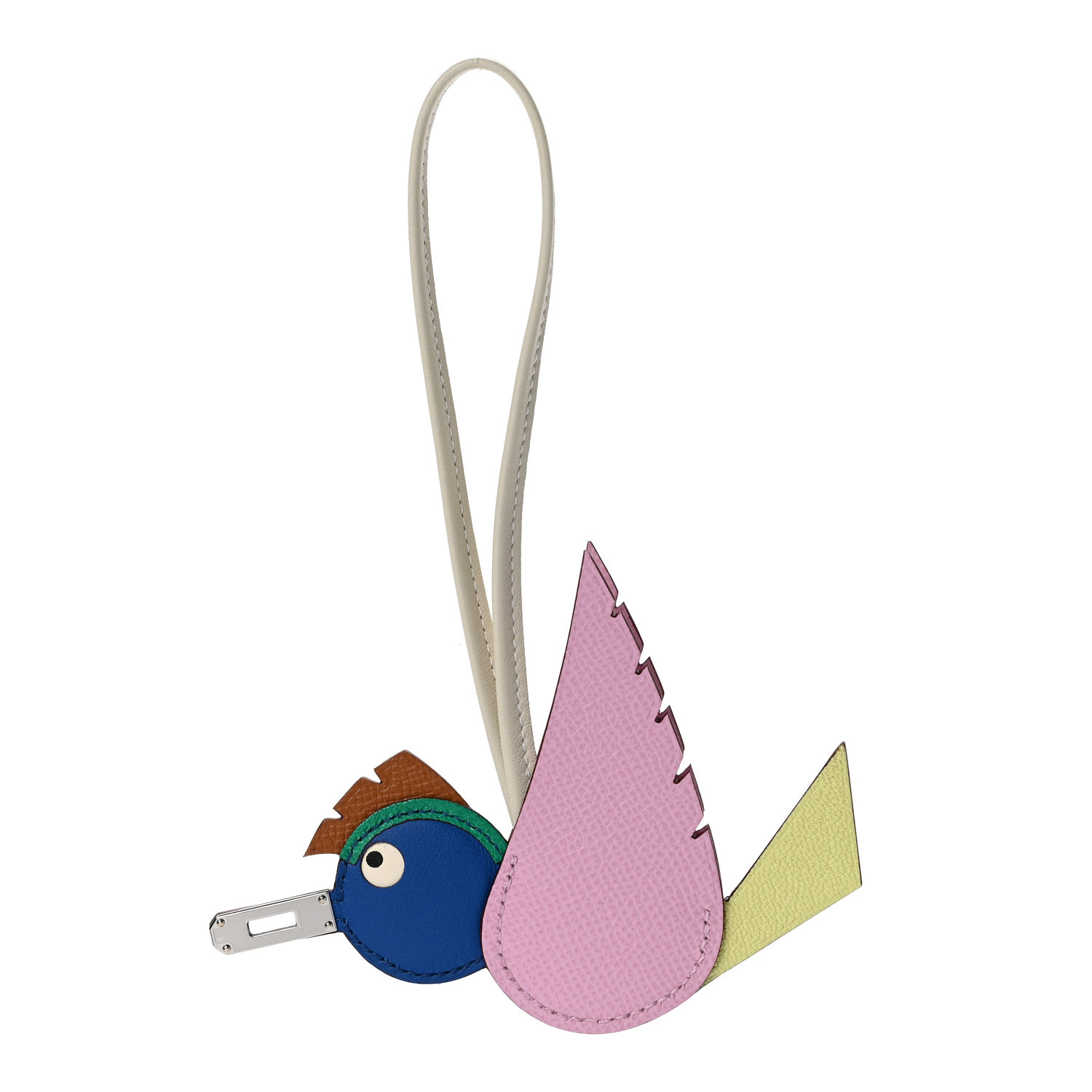 希少品★送料込【HERMES】Birdy Charm Epsom Mysore Swift Milo HERMES Epsom Swift Chevre Mysore Birdy Bag Charm Mauve
