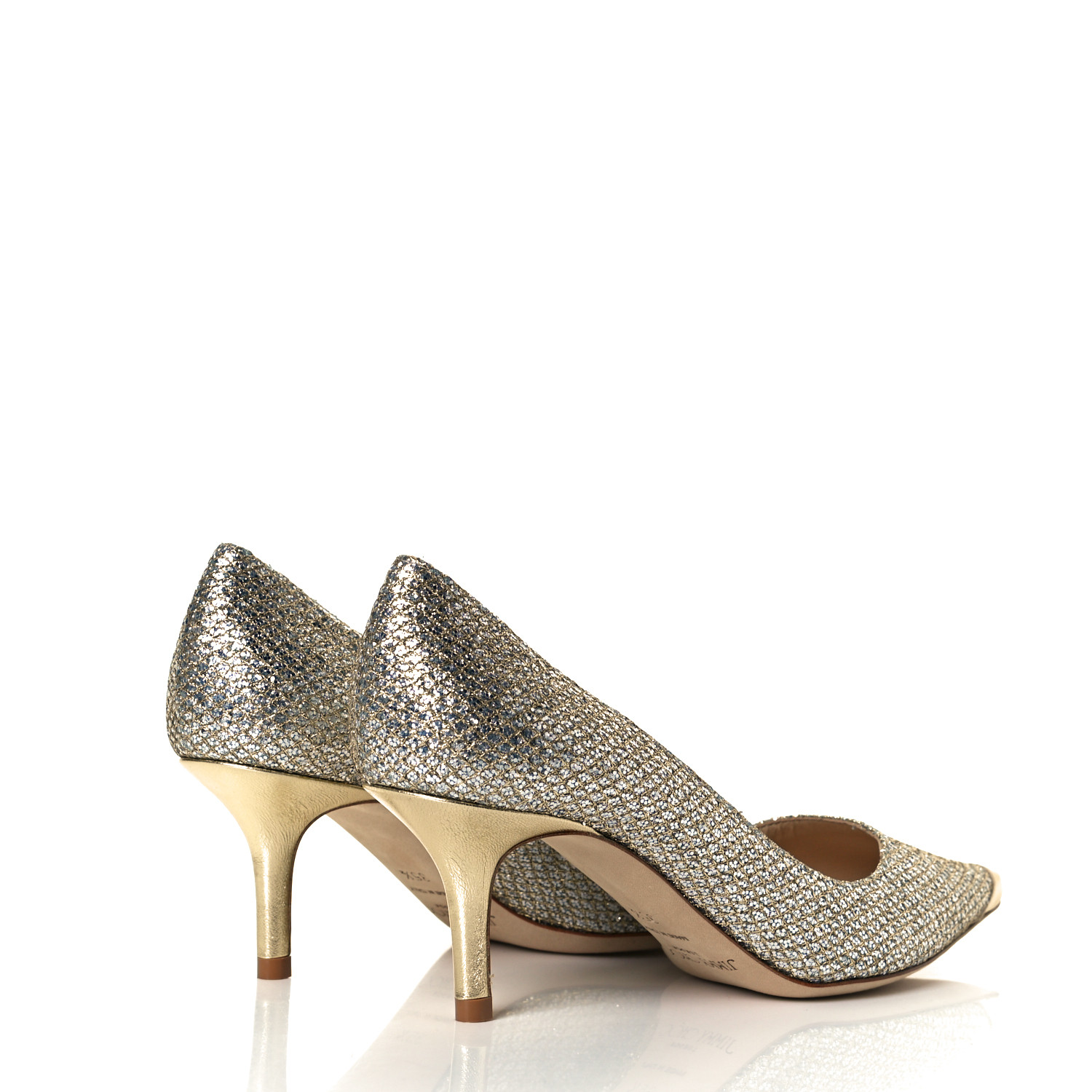 【JIMMY CHOO】Aurora - Coarse Glitter Fabric ★関税送料込み JIMMY CHOO Coarse Glitter Fabric Aurora Pumps 35.5 Champagne