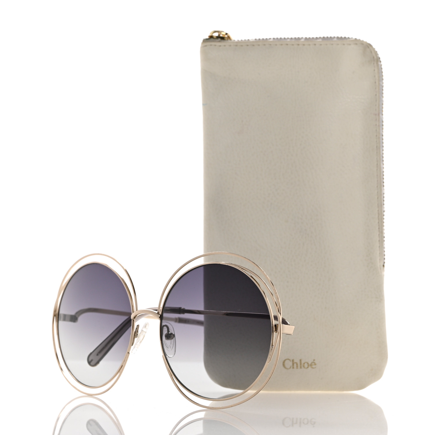 【60％OFF】 Round Oversize CHLOE Carlina Sunglasses Round Oversized 小物