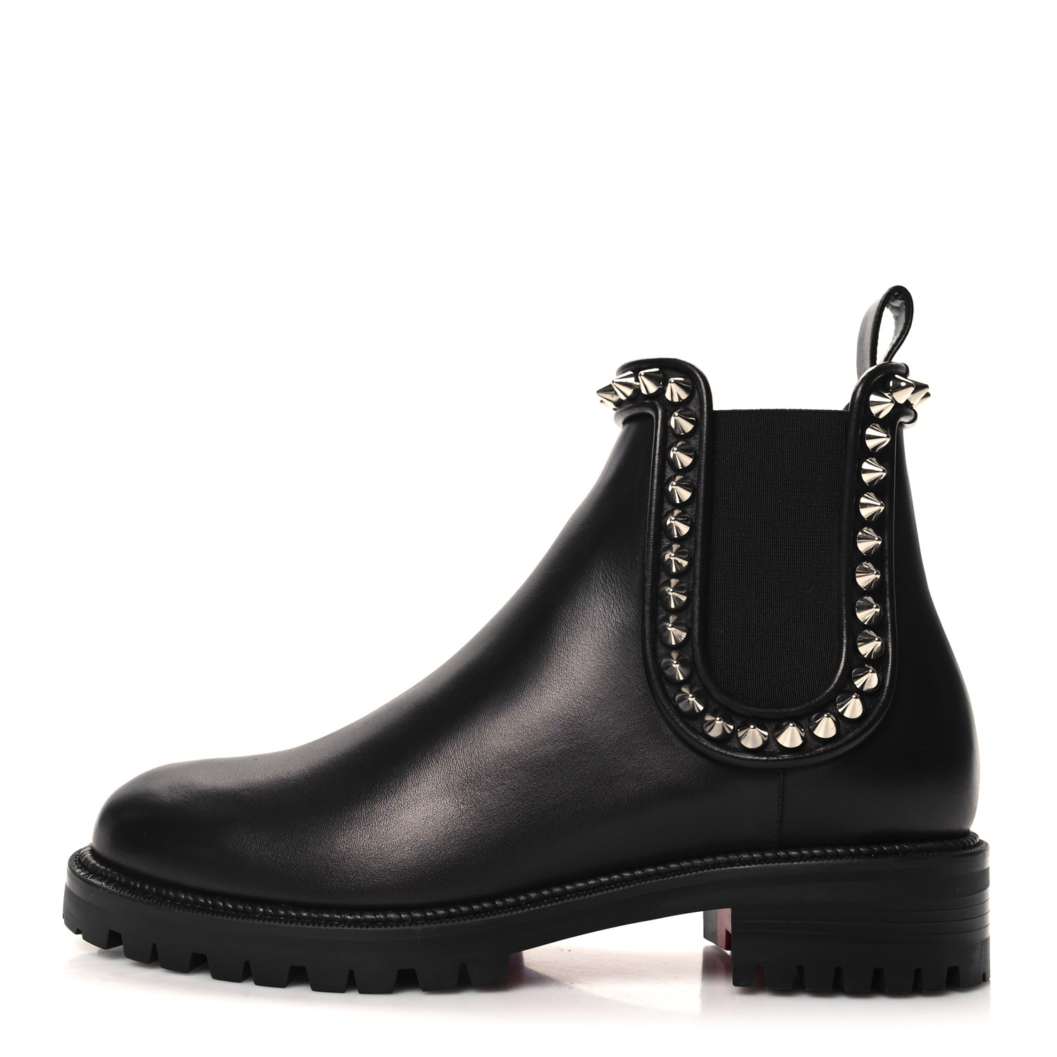 ルブタン アイコン CAPAHUTTA セール! CHRISTIAN LOUBOUTIN Nappa Spiked Capahutta Flat Chelsea