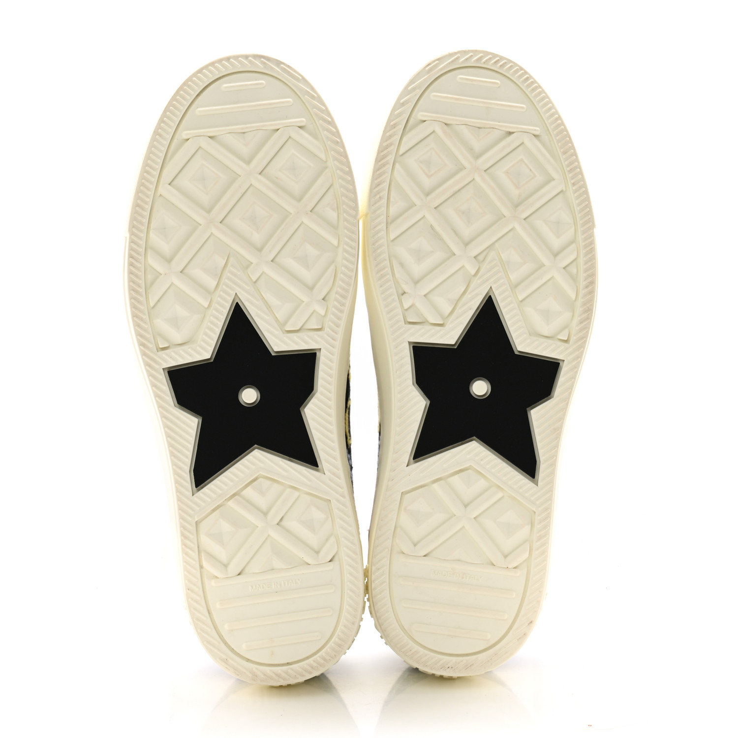 CHRISTIAN DIOR Canvas Zodiac Pixel Embroidered Womens Walk'N