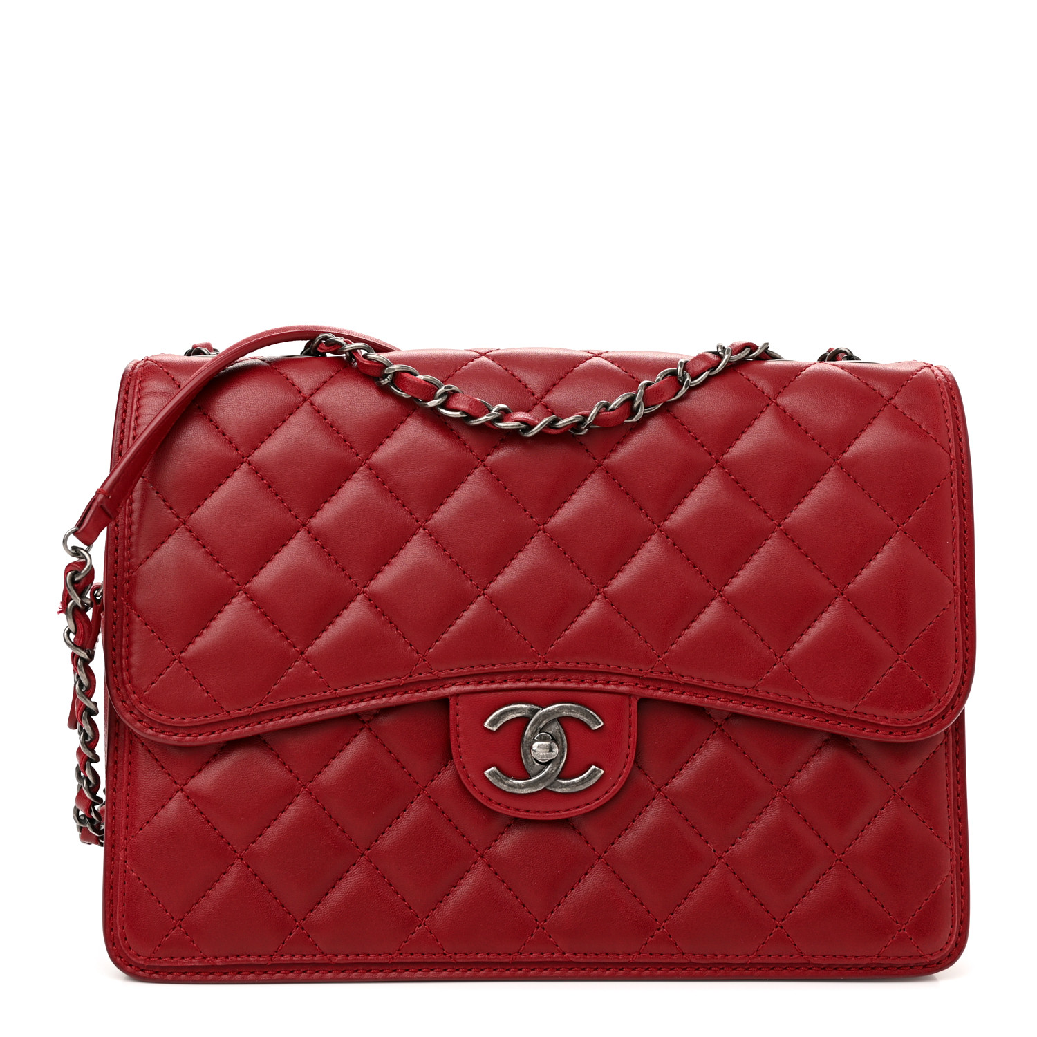 【イナ】CHANEL シャネル 赤　紫　茶色　レザーベルト　70㎝ シャネルチェーンウォレット 42976 赤 シルバー金具 レディース