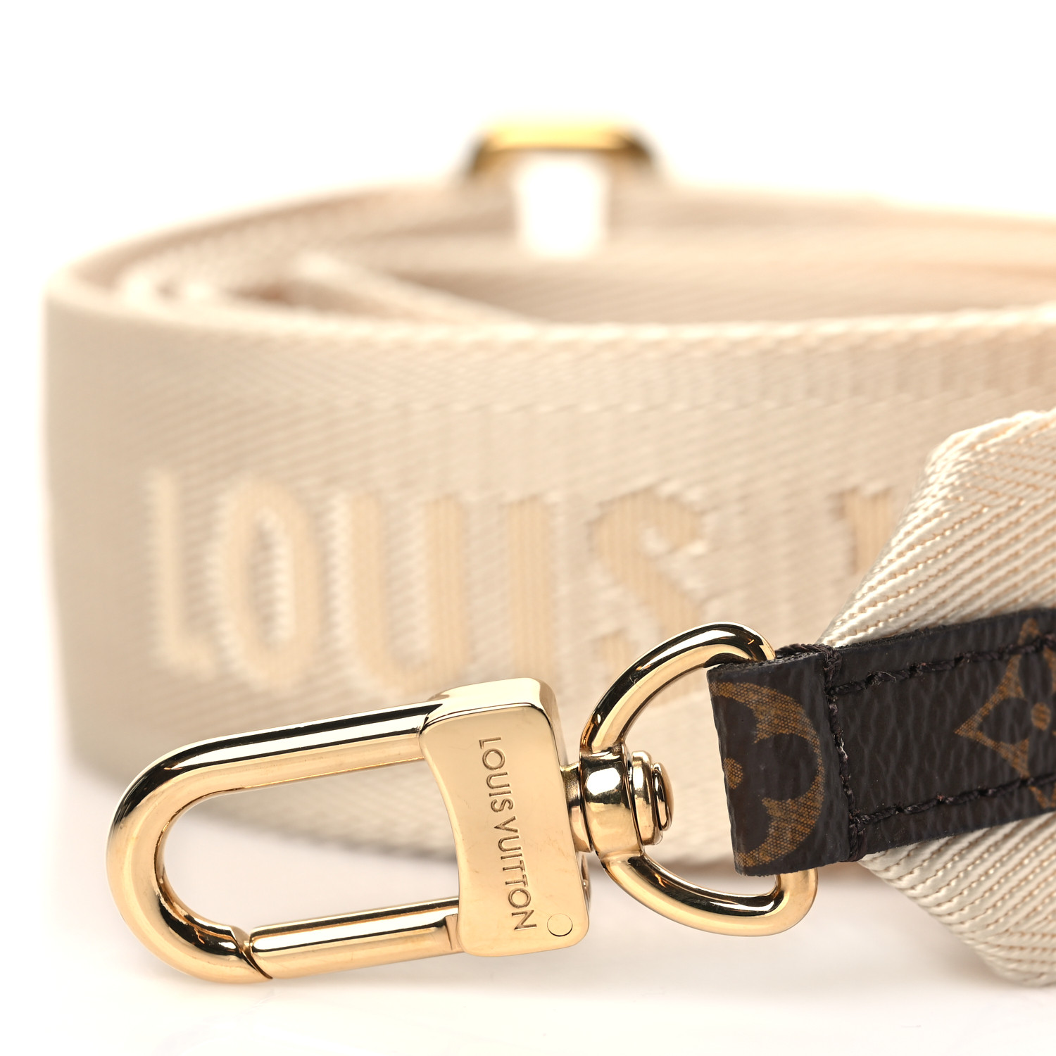 LOUIS VUITTON Jacquard Monogram Adjustable Shoulder Strap
