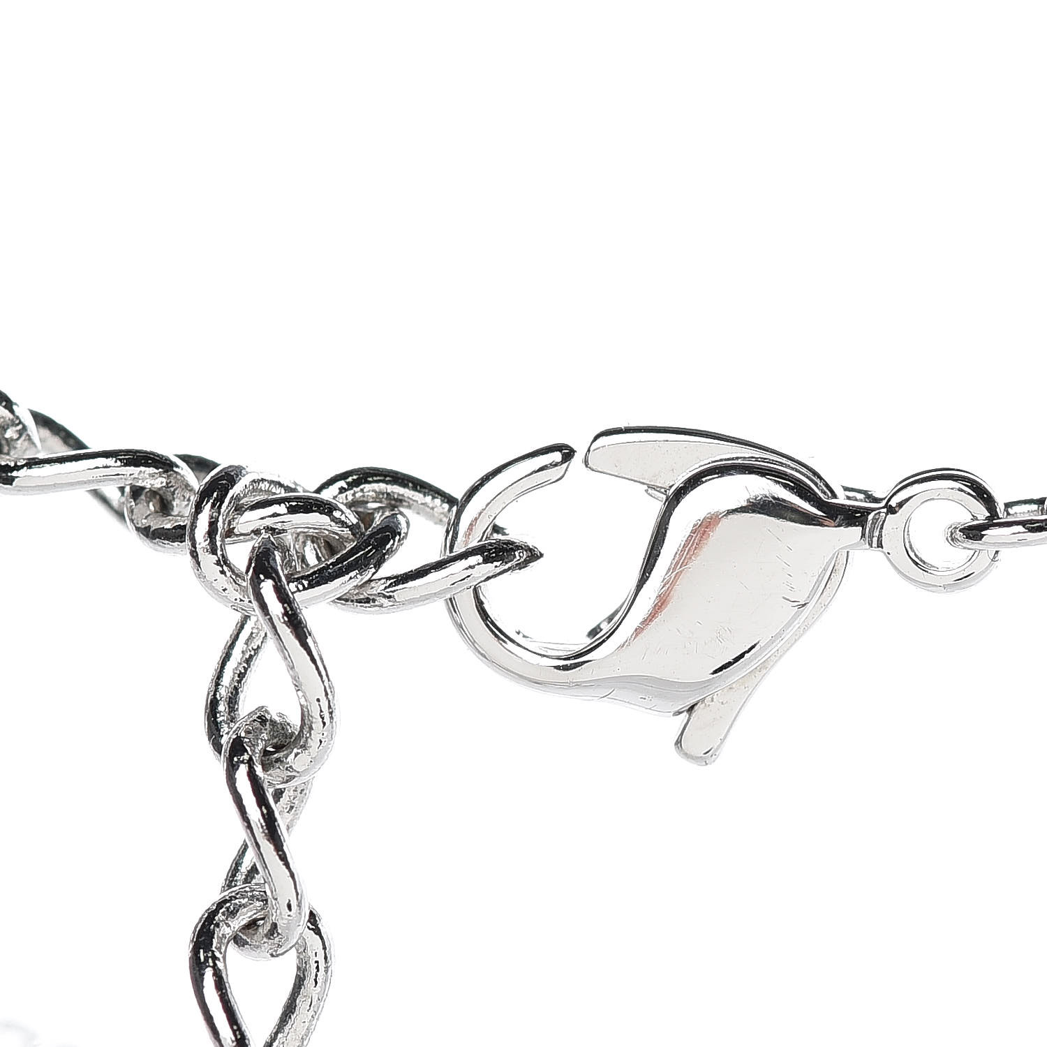 488【美品】ChristianDior 箱付き 3006 レディース メンズ CHRISTIAN DIOR Metal CD Bracelet Silver 389528 | FASHIONPHILE