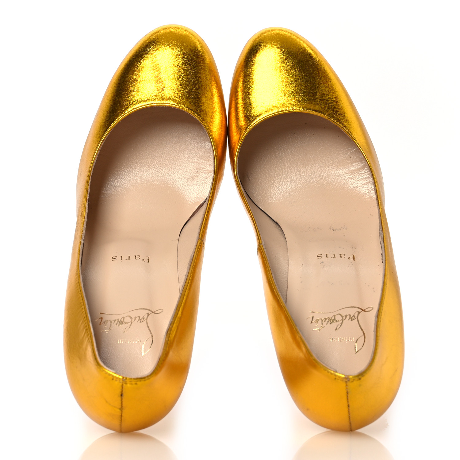 ○☆新品 未使用 Christian Louboutin ルビクリックベルト 黄