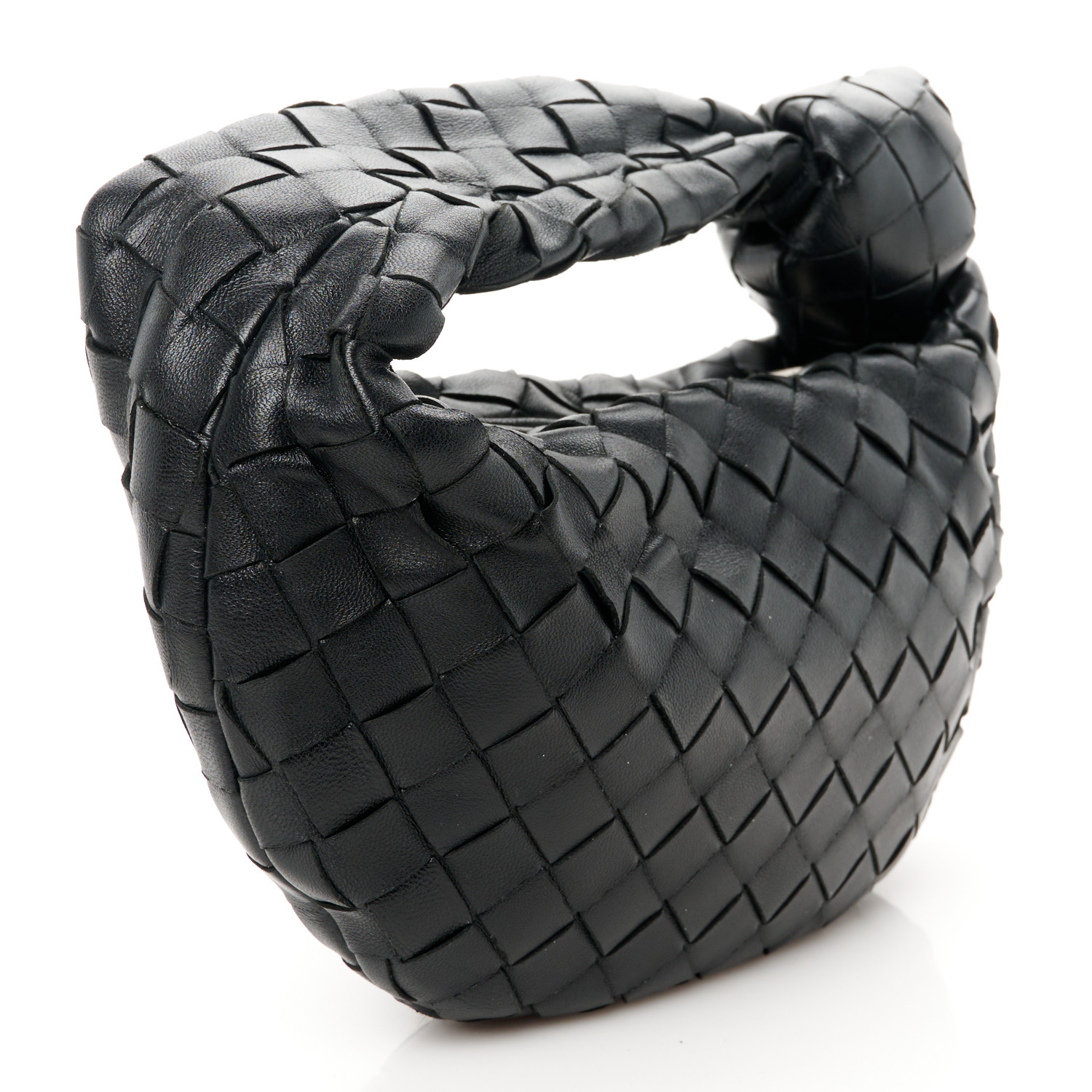 BOTTEGA VENETA Nappa Intrecciato Mini Jodie Black 1644585