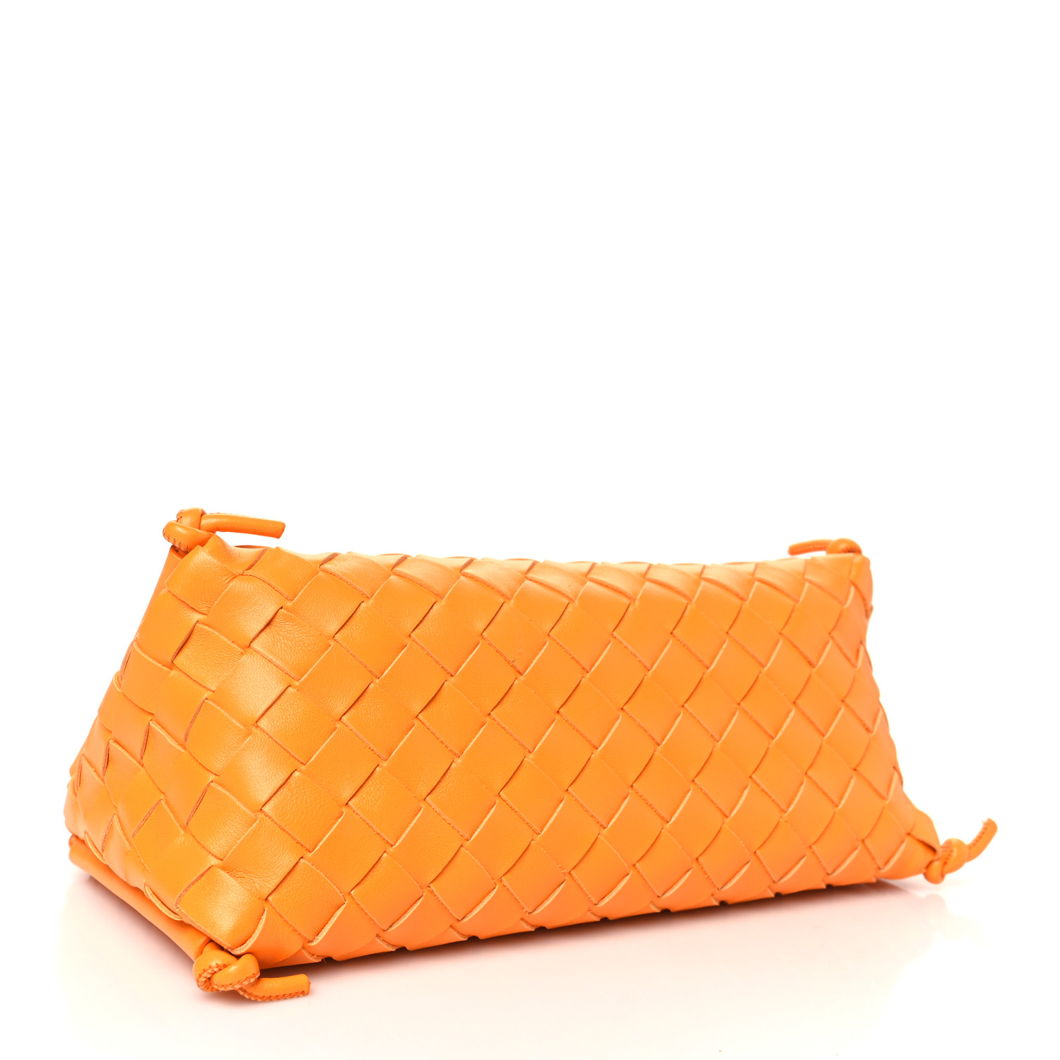 【banchoukanchigai 】BOTTEGA VENETA BOTTEGA VENETA Nappa Intrecciato Pouch On Strap Tangerine