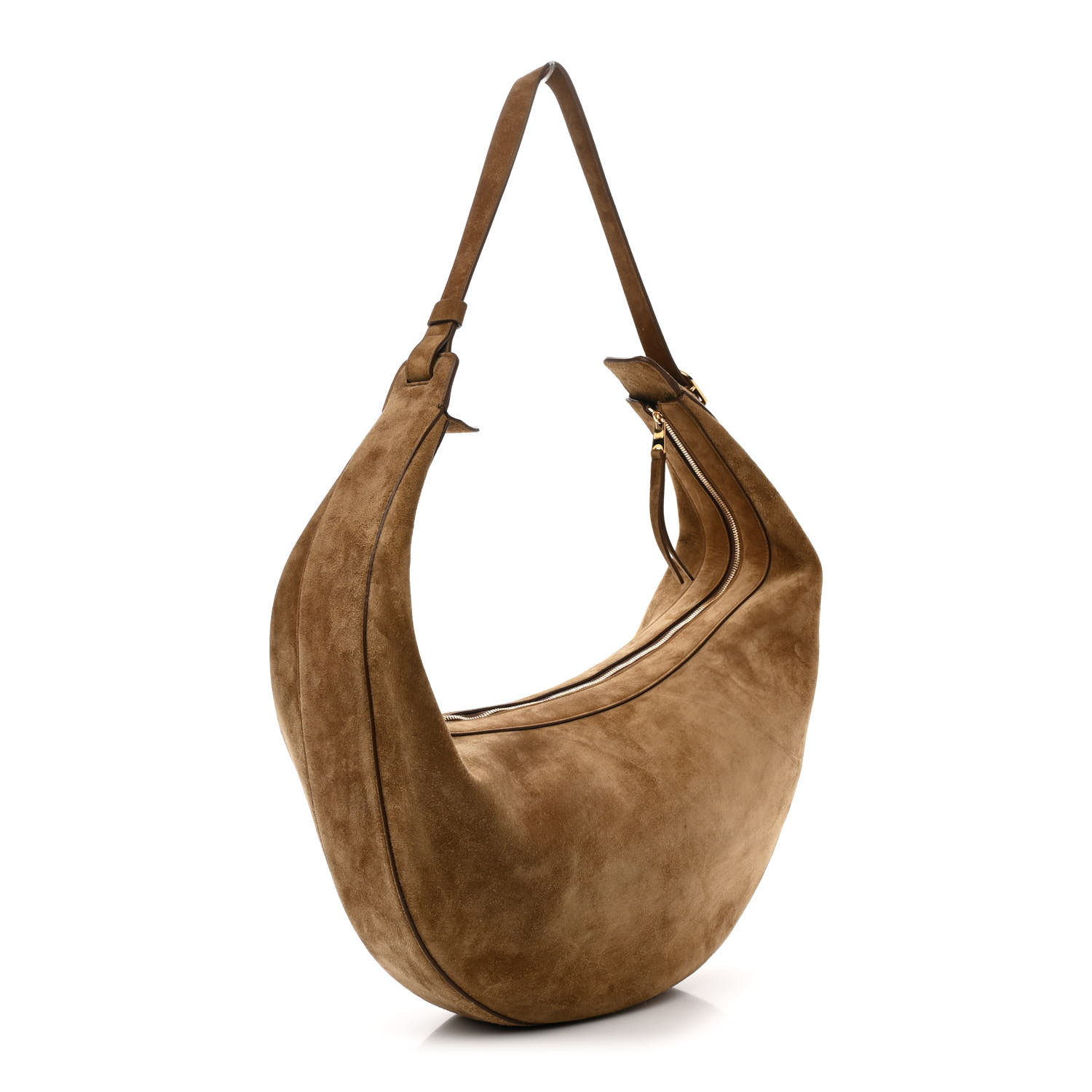 【KHAITE】スモール オーガスティーナ スエード＆ラフィア Small Augustina Crossbody Bag in Wheat Suede and Natural