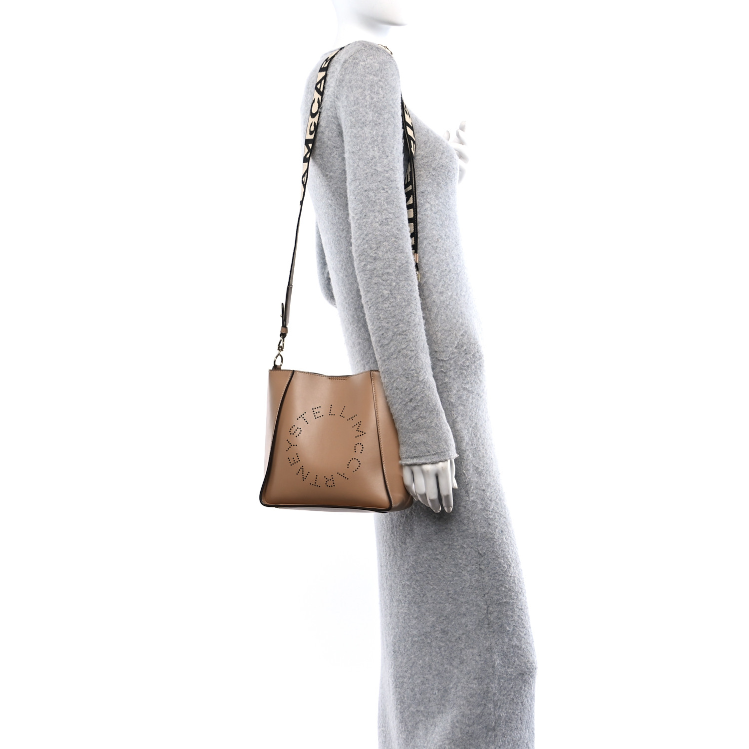 Stella miila☆　0527 STELLA MCCARTNEY Eco Alter Nappa Perforated Logo Mini