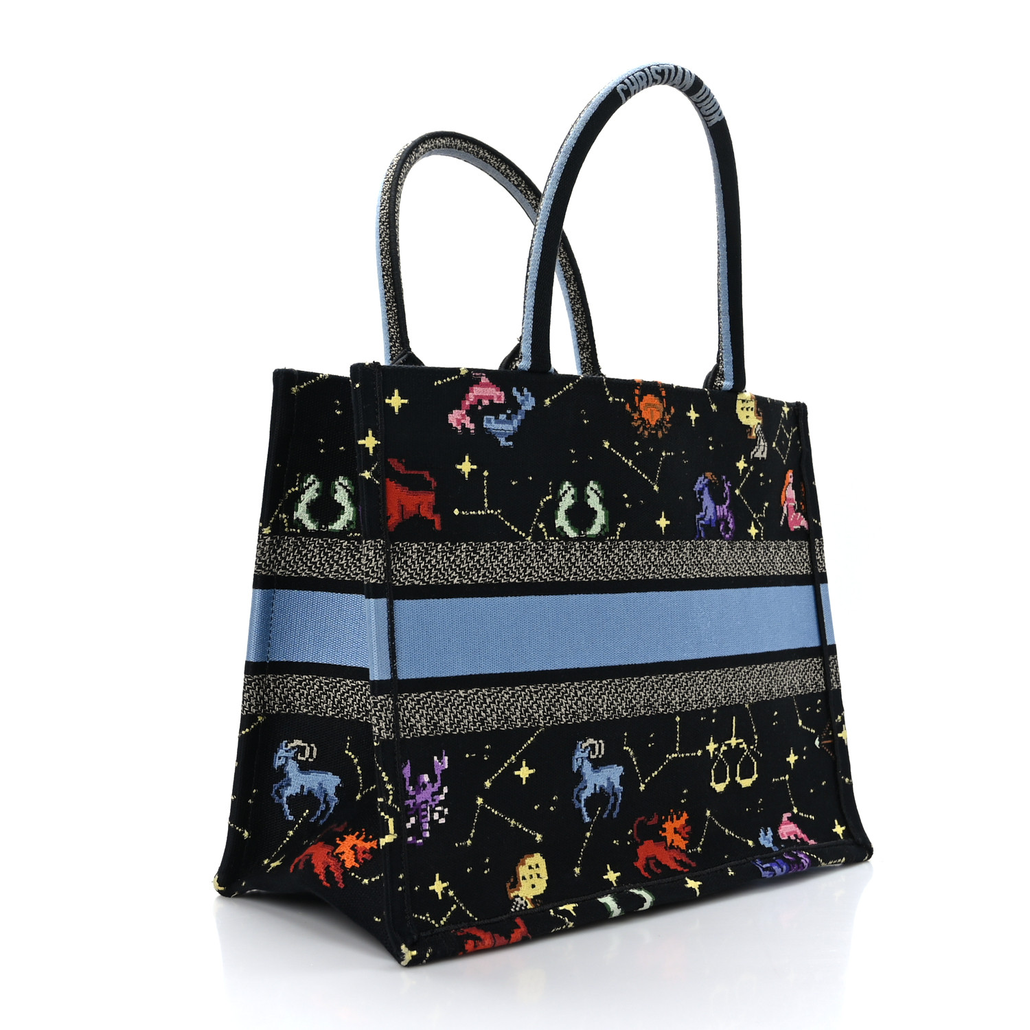 Dior Book Tote/Dior Zodiac バッグ スモール Christian Dior Pre-Owned 2022 Small Zodiac Book Tote Bag
