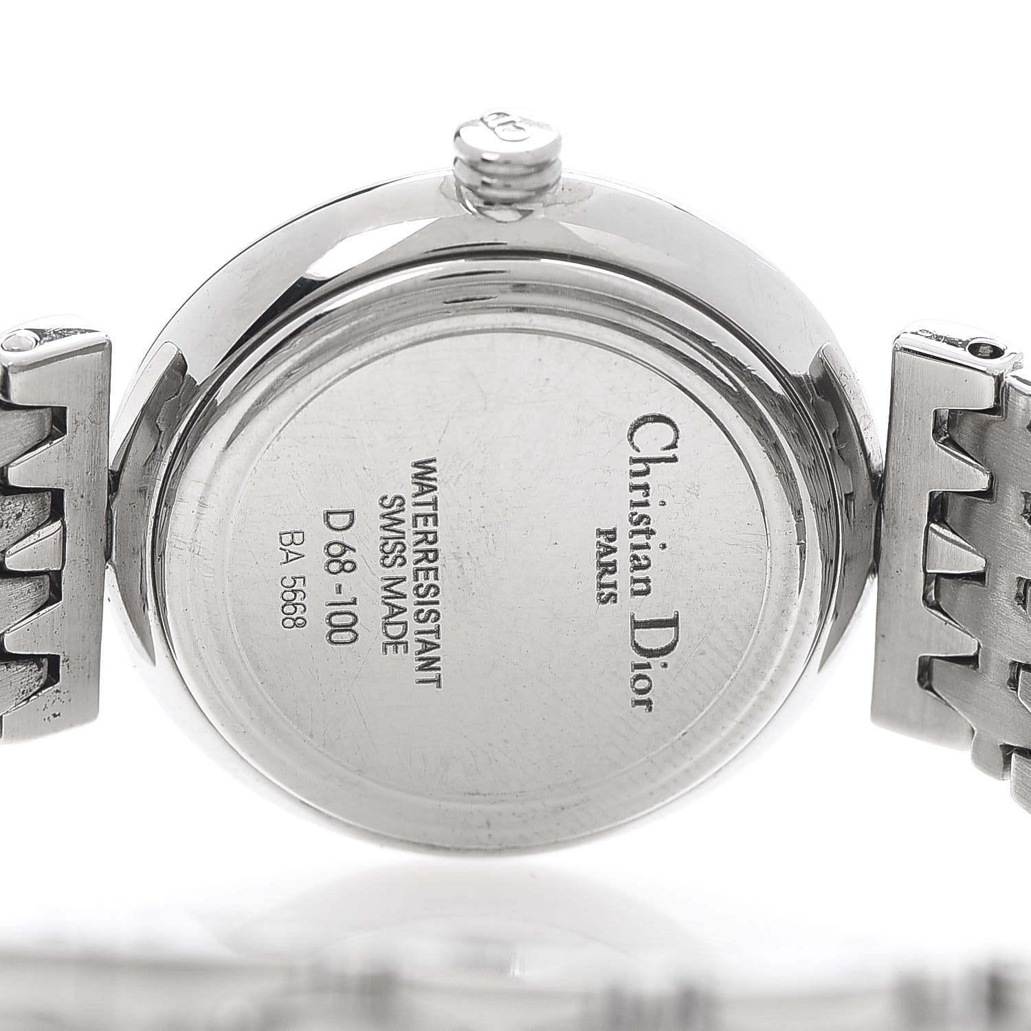 Christian Dior腕時計 CHRISTIAN DIOR クリスチャンディオール デイト QZホワイト文字